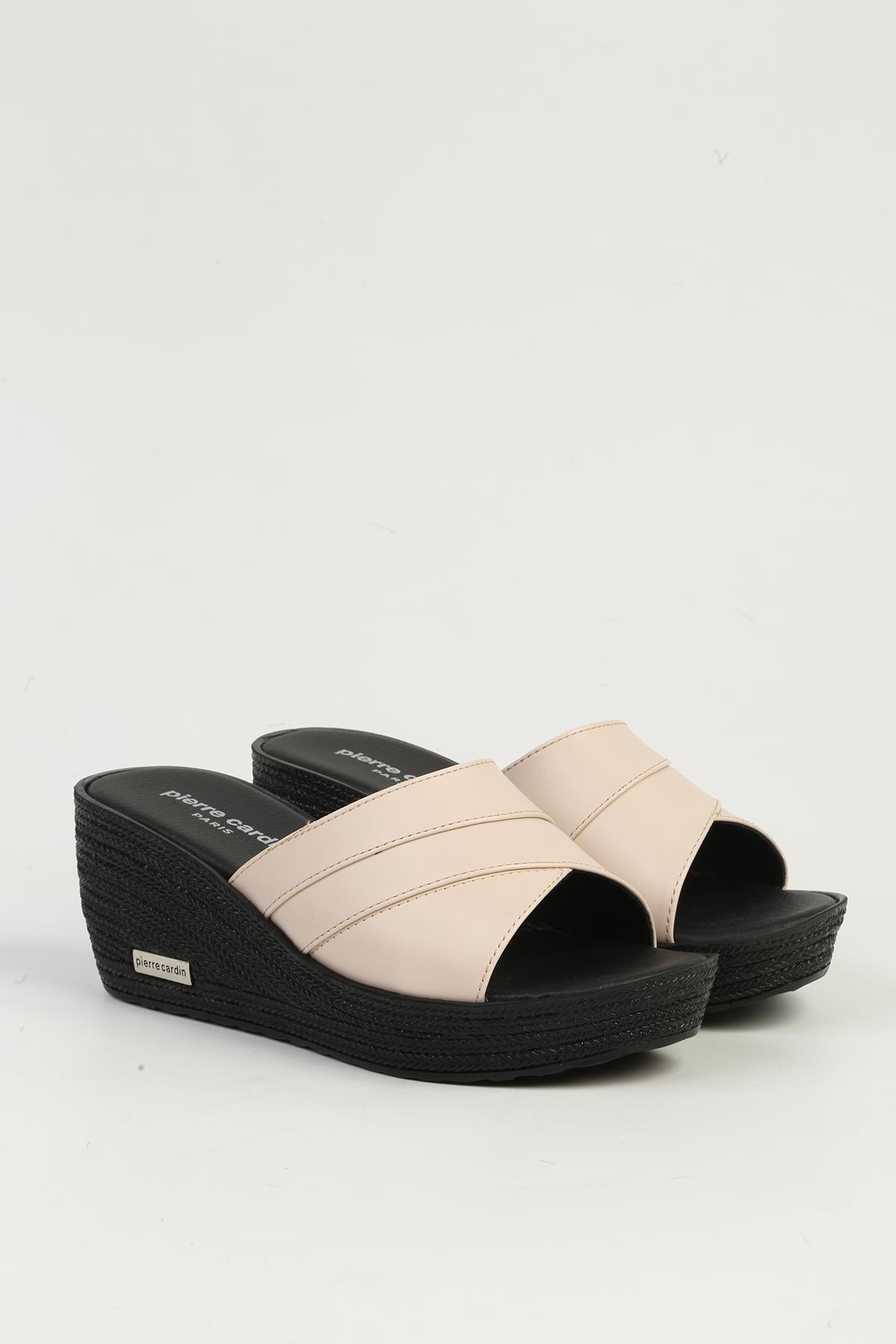 Krem Kadın Terlik PC-7479 - Görsel 3