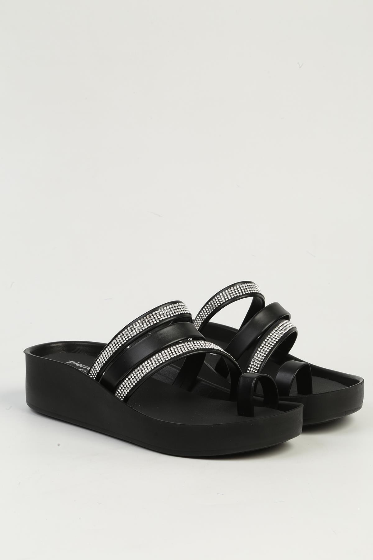 Siyah Kadın Terlik PC-7510 - Görsel 3