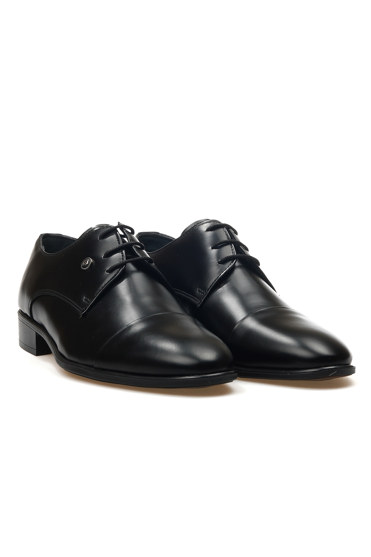 Erkek Hakiki Deri Günlük Klasik Ayakkabı 25y 70228 M Siyah Açma - Görsel 6