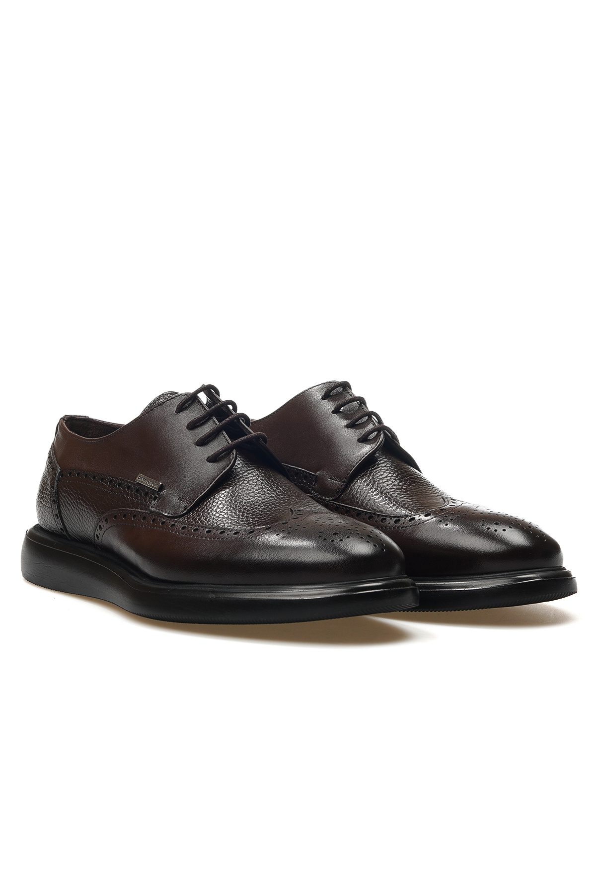 Erkek Hakiki Deri Casual Ayakkabı 25y 104182 M Kahve - Görsel 6