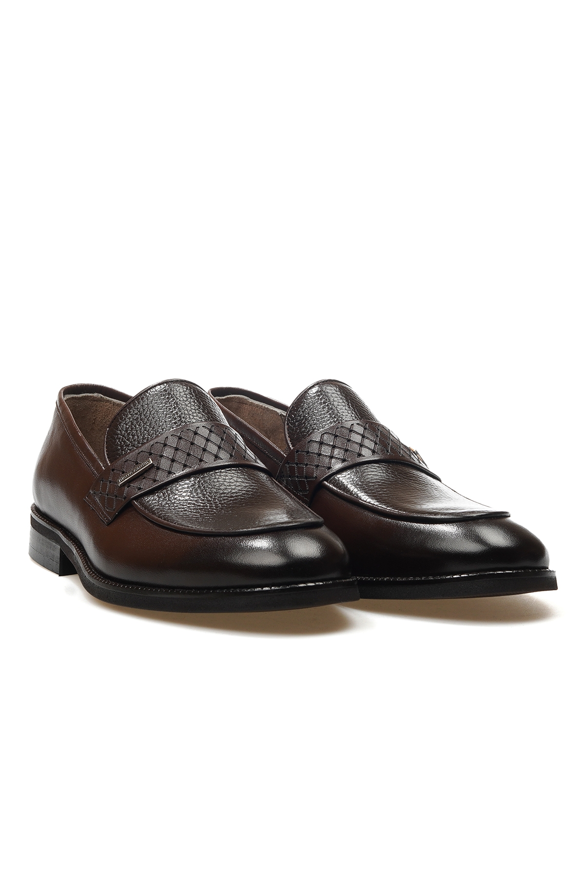 Erkek Hakiki Deri Klasik Ayakkabı 25y 104151 M Kahve - Görsel 6