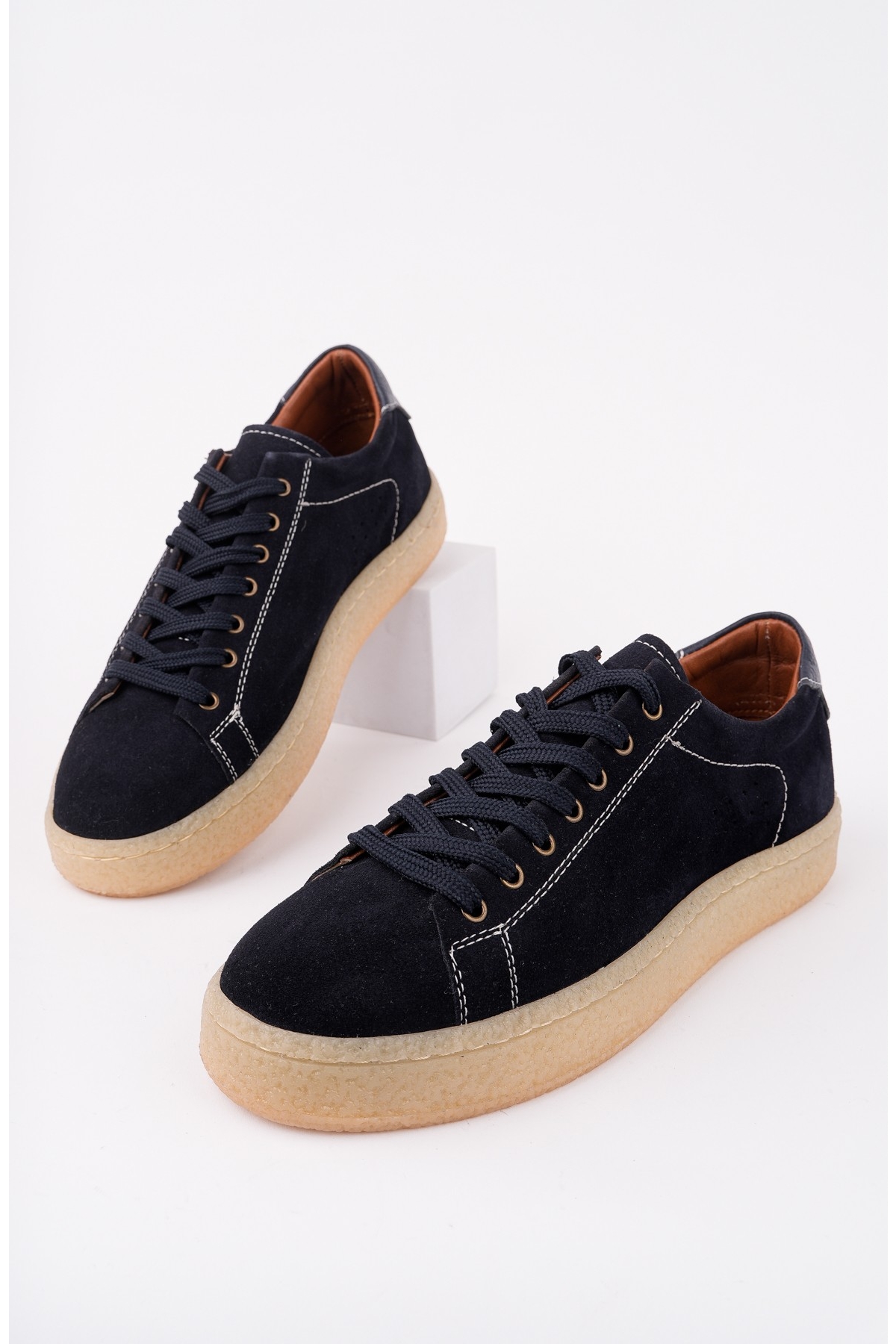 MİDWAY Bağcıklı Hakiki Deri Erkek Günlük Sneaker Spor Ayakkabı - Görsel 3