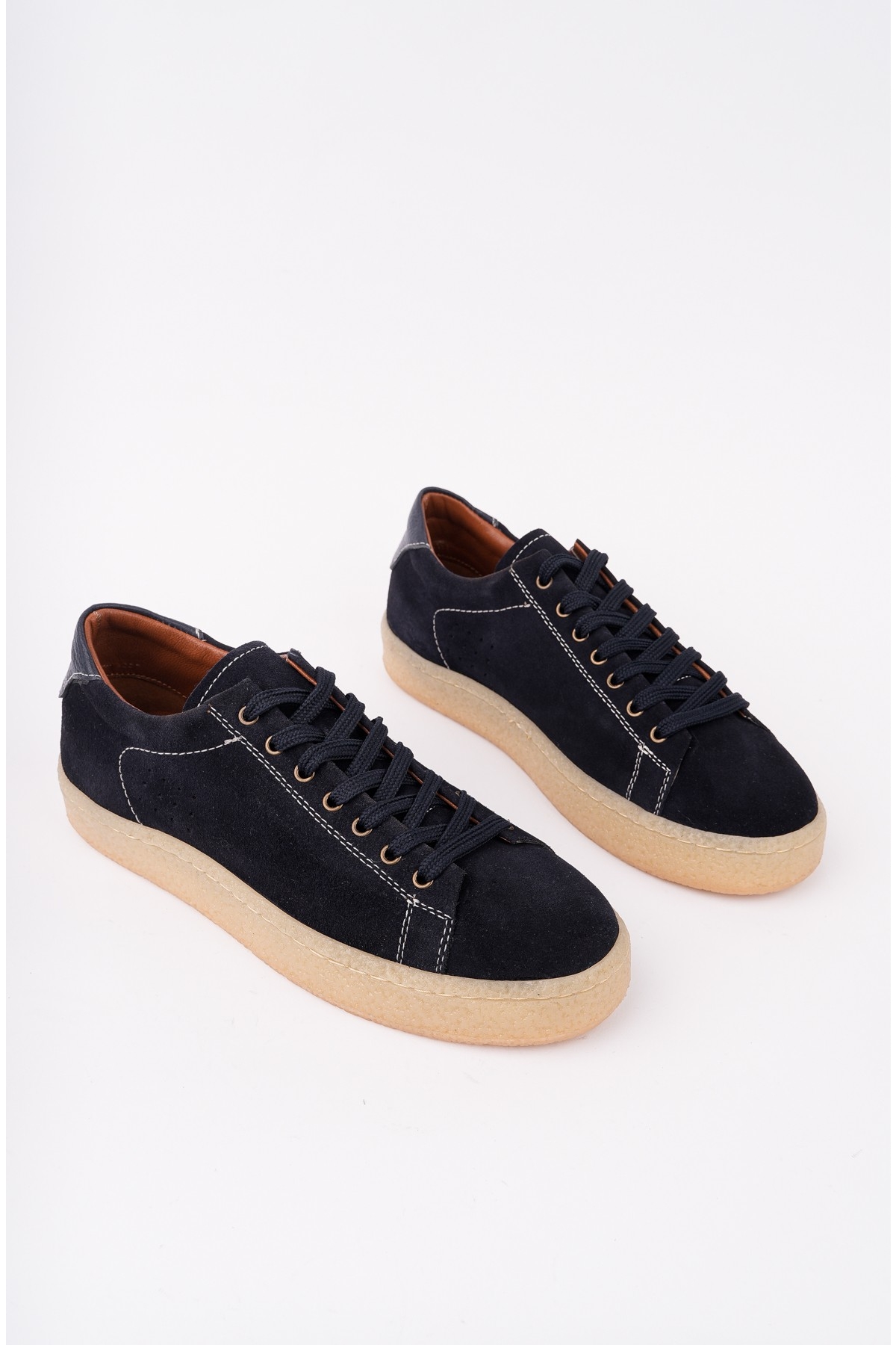 MİDWAY Bağcıklı Hakiki Deri Erkek Günlük Sneaker Spor Ayakkabı - Görsel 4