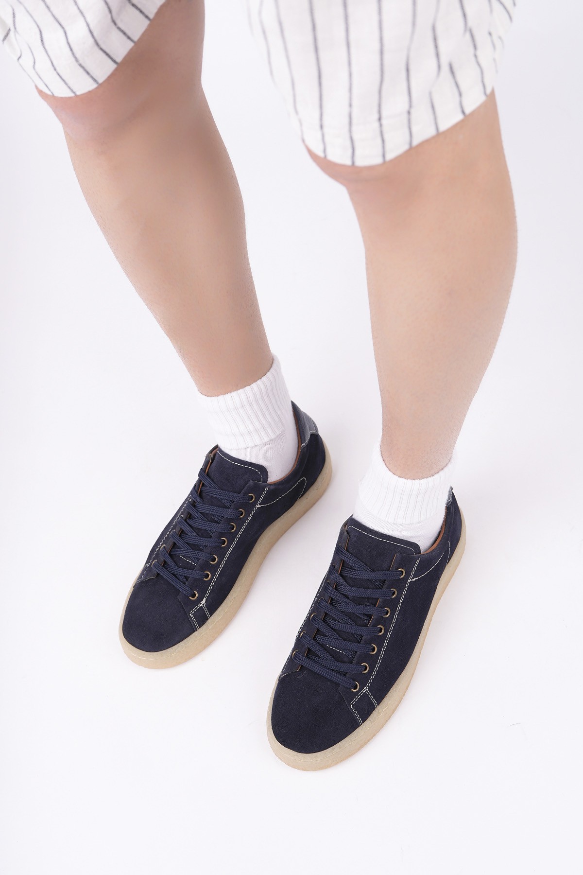 MİDWAY Bağcıklı Hakiki Deri Erkek Günlük Sneaker Spor Ayakkabı - Görsel 8