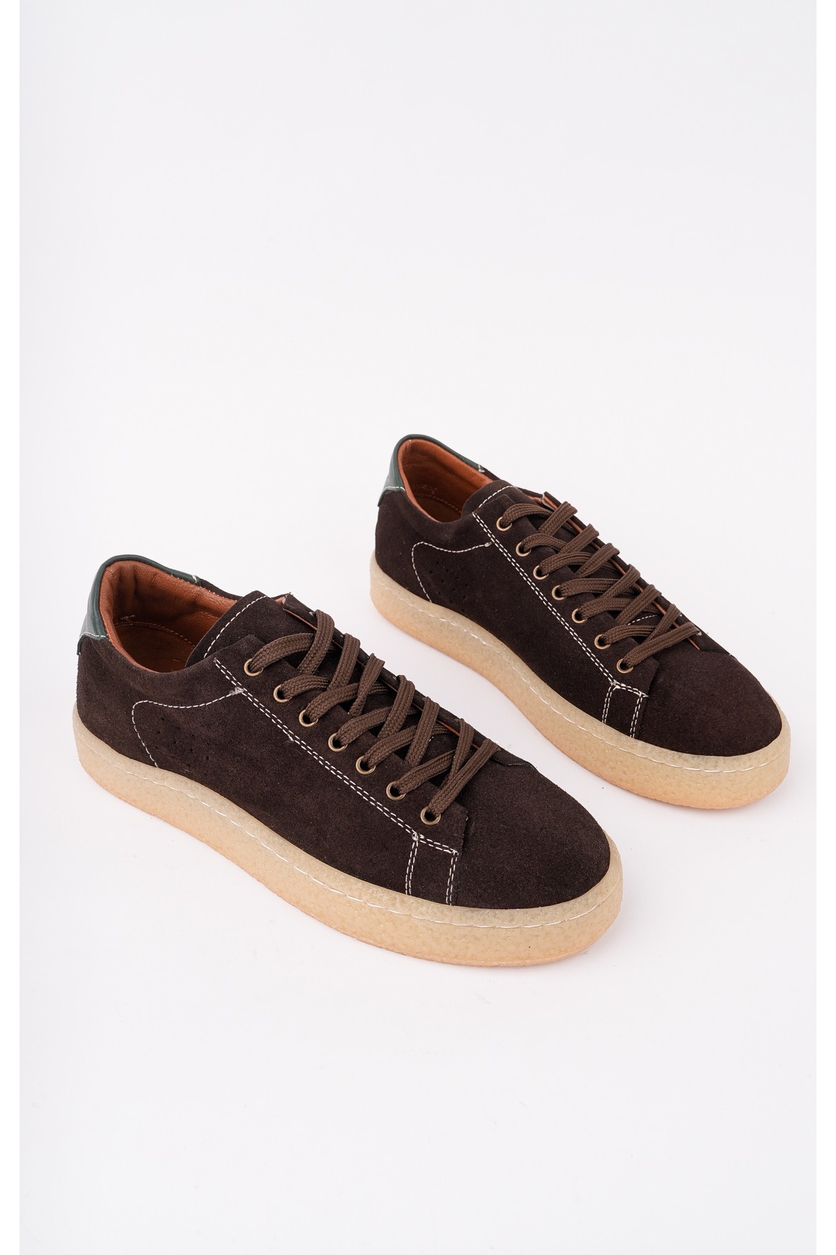 MİDWAY Bağcıklı Hakiki Deri Erkek Günlük Sneaker Spor Ayakkabı - Görsel 8