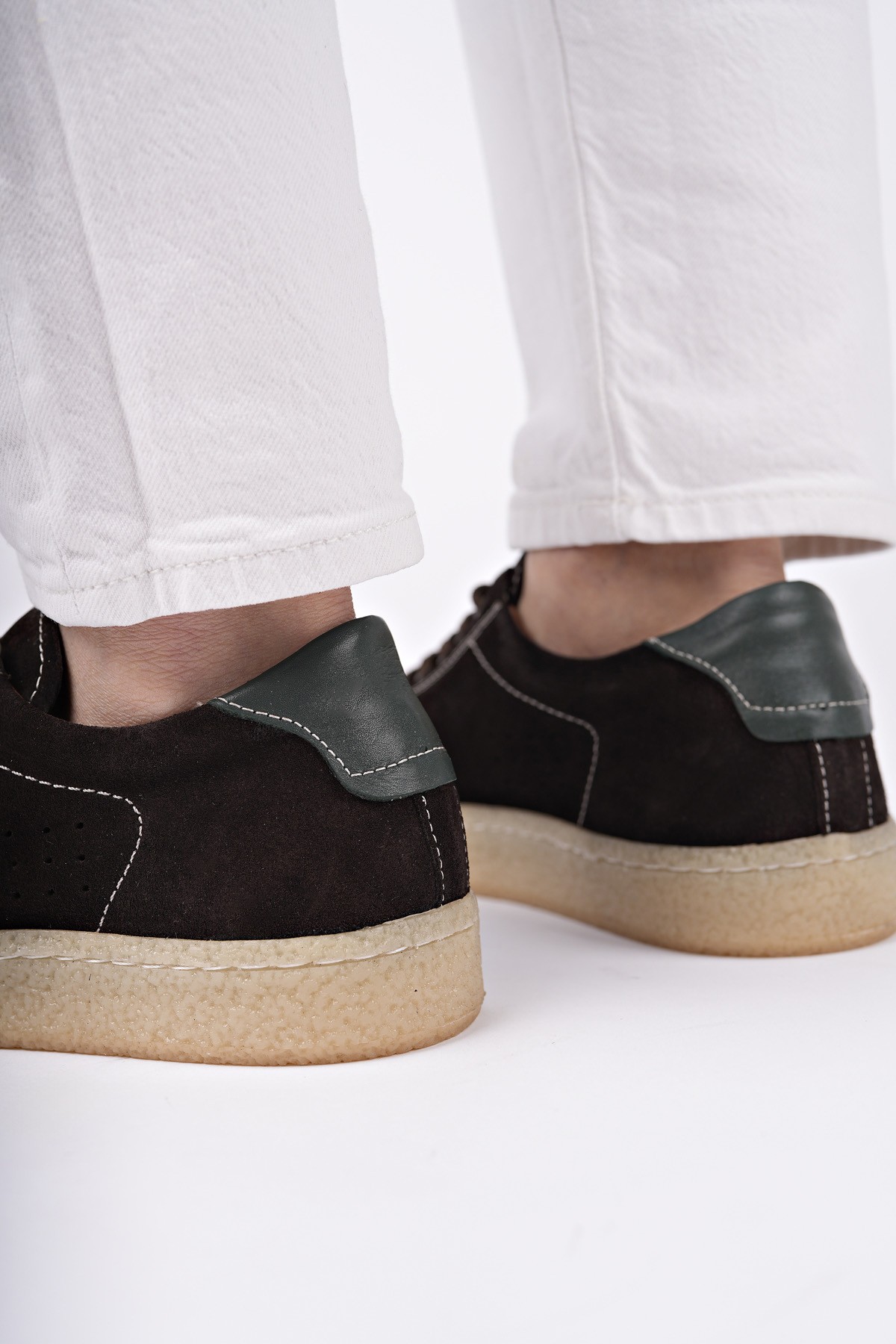 MİDWAY Bağcıklı Hakiki Deri Erkek Günlük Sneaker Spor Ayakkabı - Görsel 9