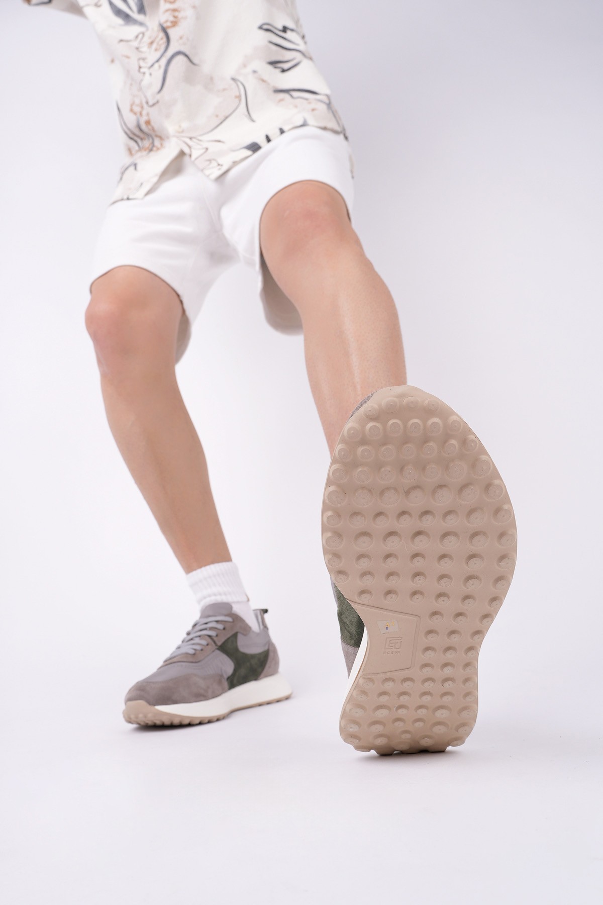 SVENSON Kalın Taban Bağcıklı Hakiki Deri Erkek Günlük Sneaker Spor Ayakkabı - Görsel 4