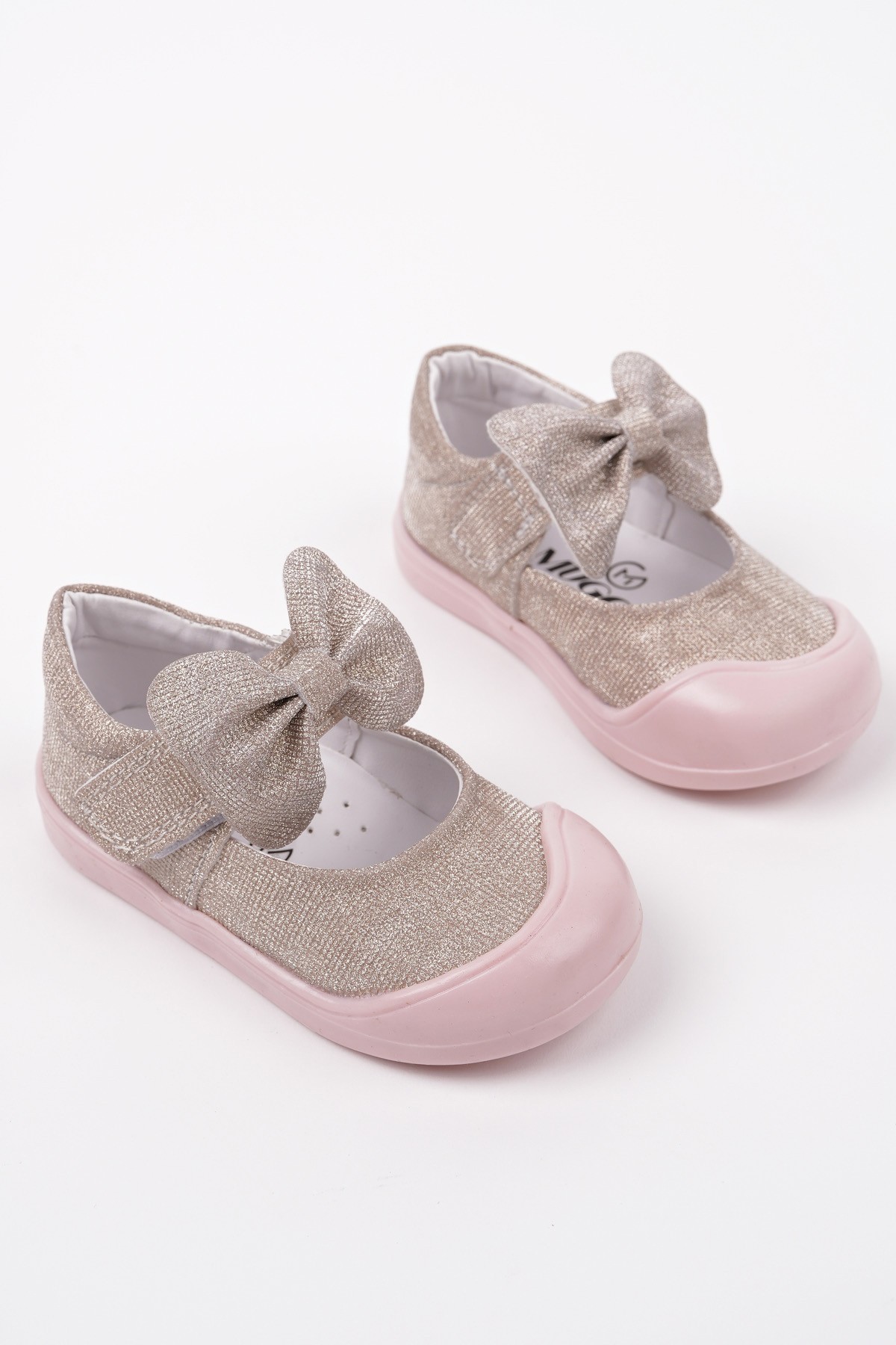 MOLİNA Cırtlı Fiyonklu Günlük Kız Çocuk İlk Adım Bebek Spor Ayakkabı - Görsel 5