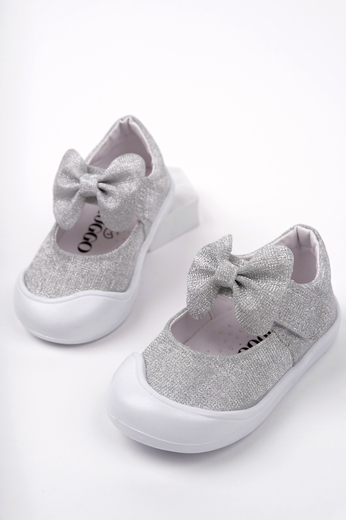 MOLİNA Cırtlı Fiyonklu Günlük Kız Çocuk İlk Adım Bebek Spor Ayakkabı - Görsel 2