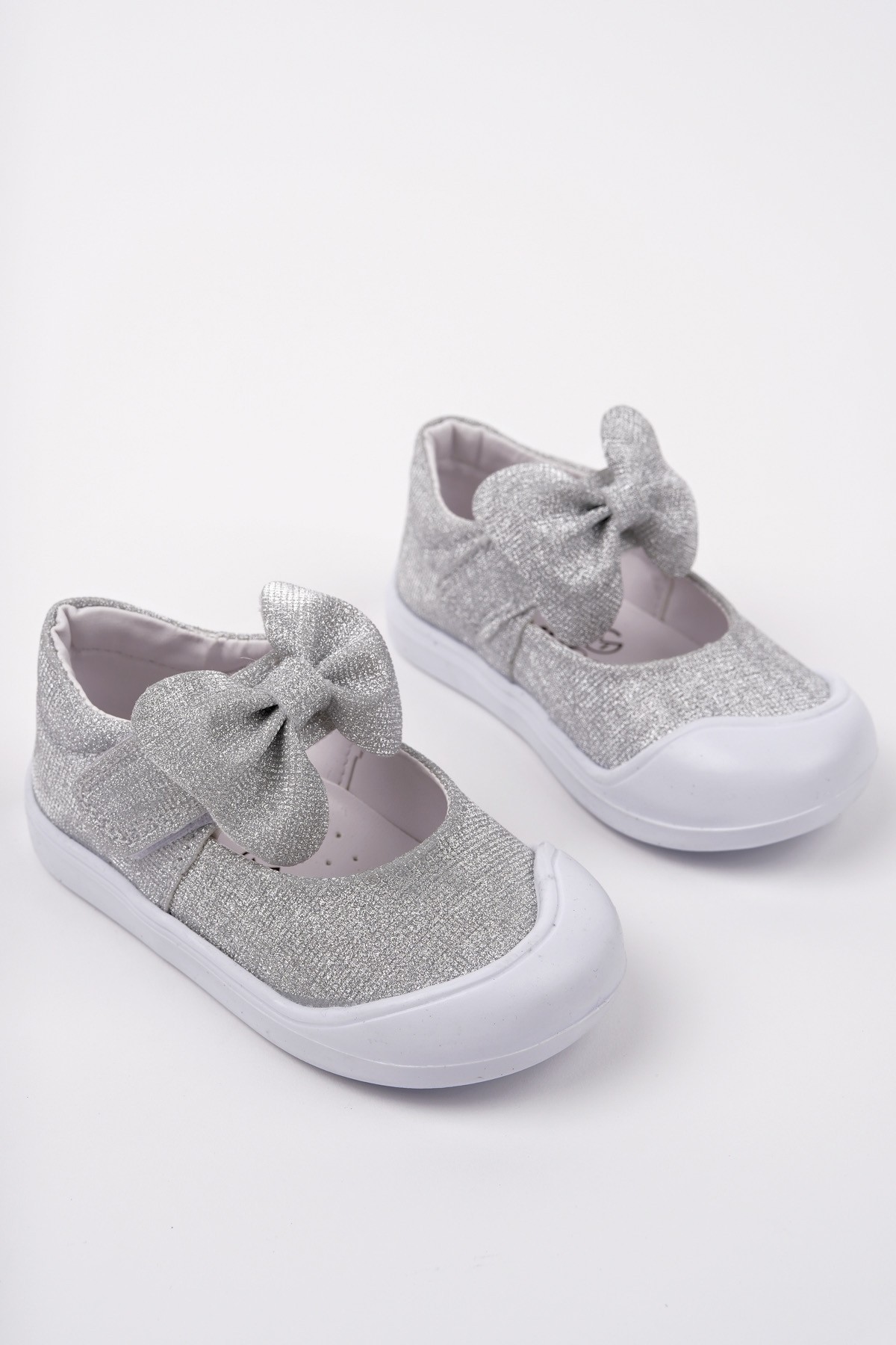 MOLİNA Cırtlı Fiyonklu Günlük Kız Çocuk İlk Adım Bebek Spor Ayakkabı - Görsel 5