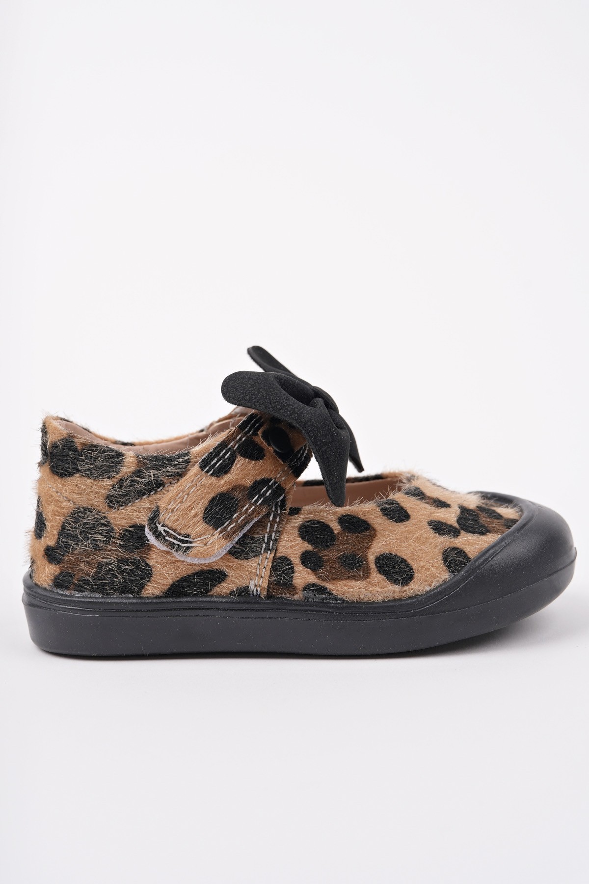 MOLİNA Cırtlı Fiyonklu Günlük Kız Çocuk İlk Adım Bebek Spor Ayakkabı - Görsel 3