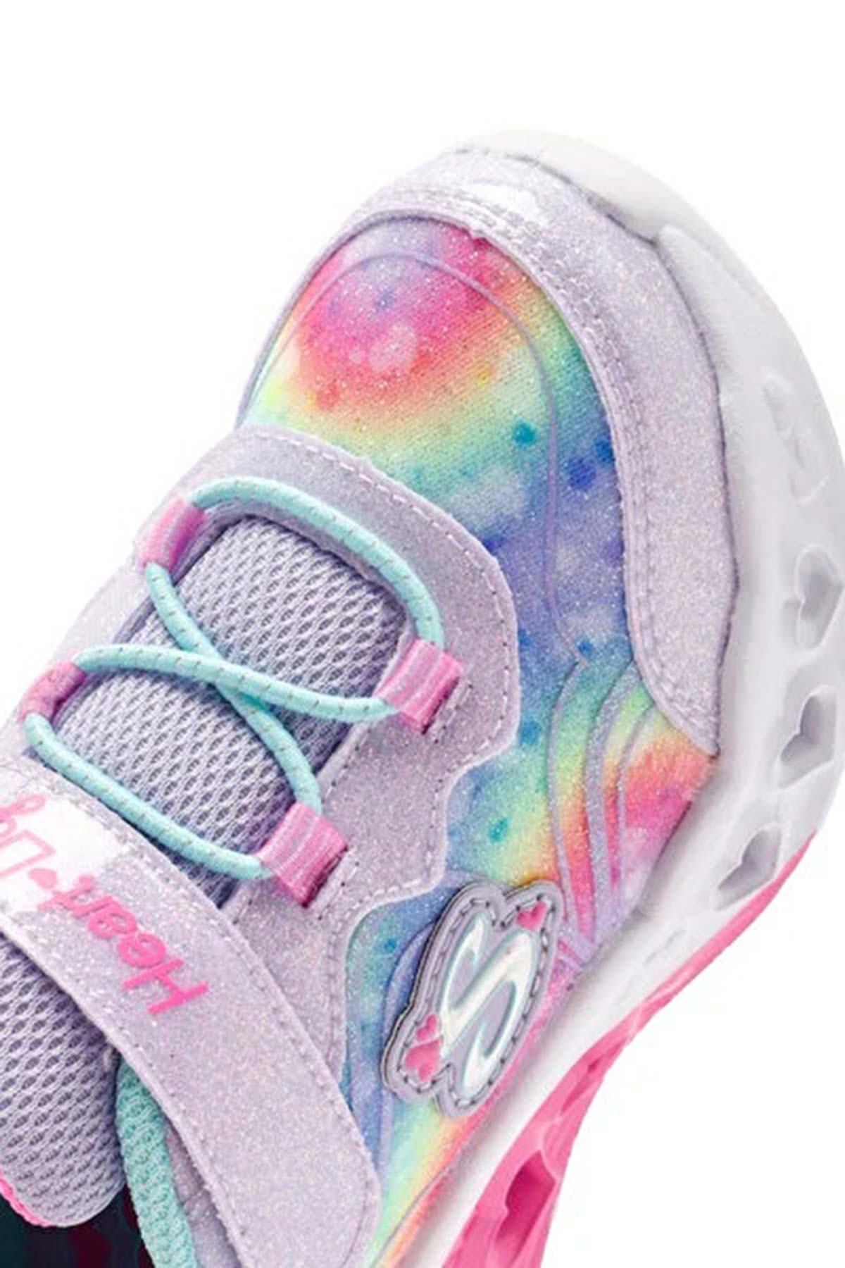 FLUTTER HEART LIGHTS LAVANTA Kız Çocuk Spor Ayakkabı - Görsel 6