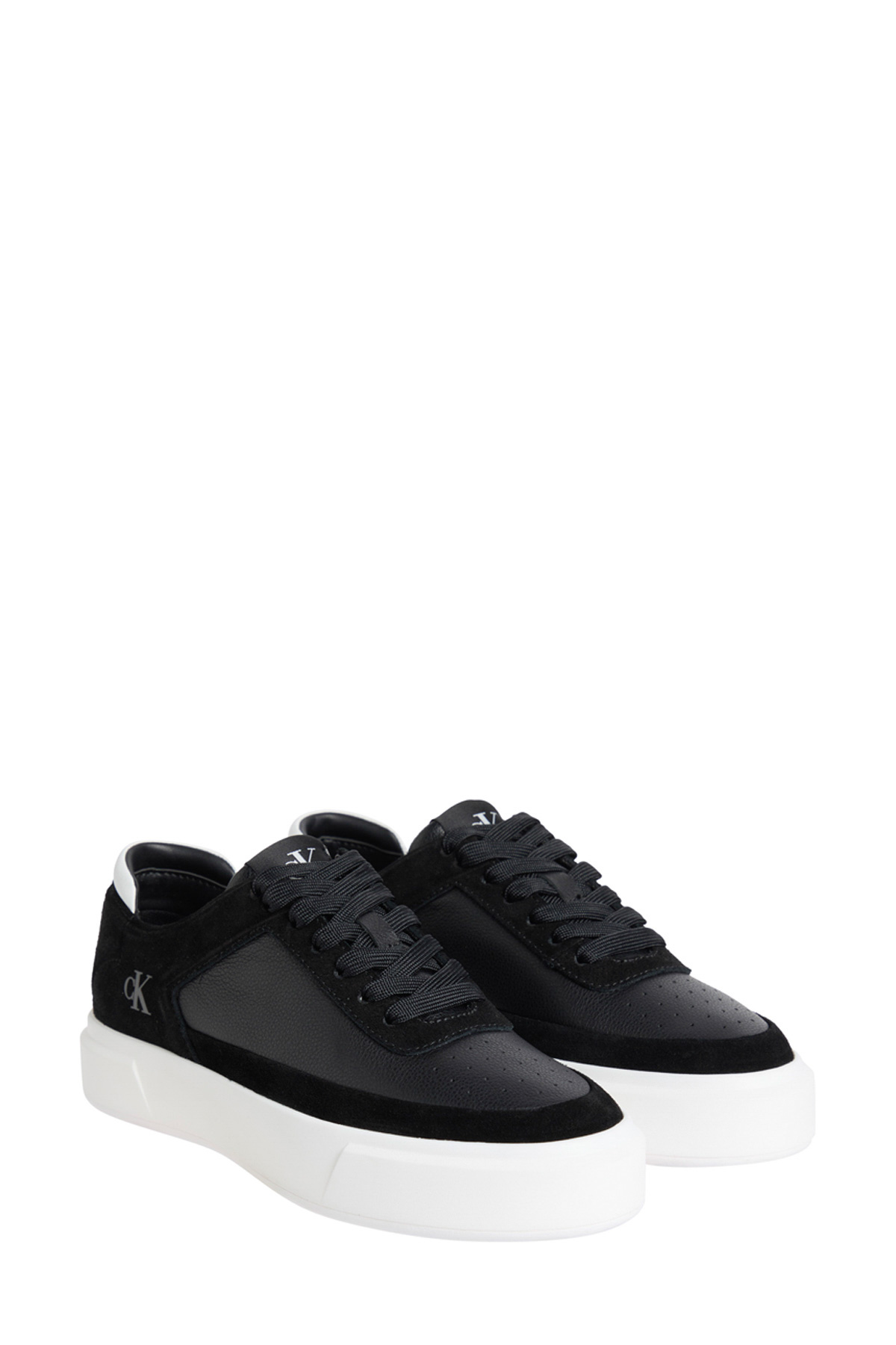 Calvin Klein BASKET LACE UP PRO LTH MI Siyah Kadın Sneaker - Görsel 3