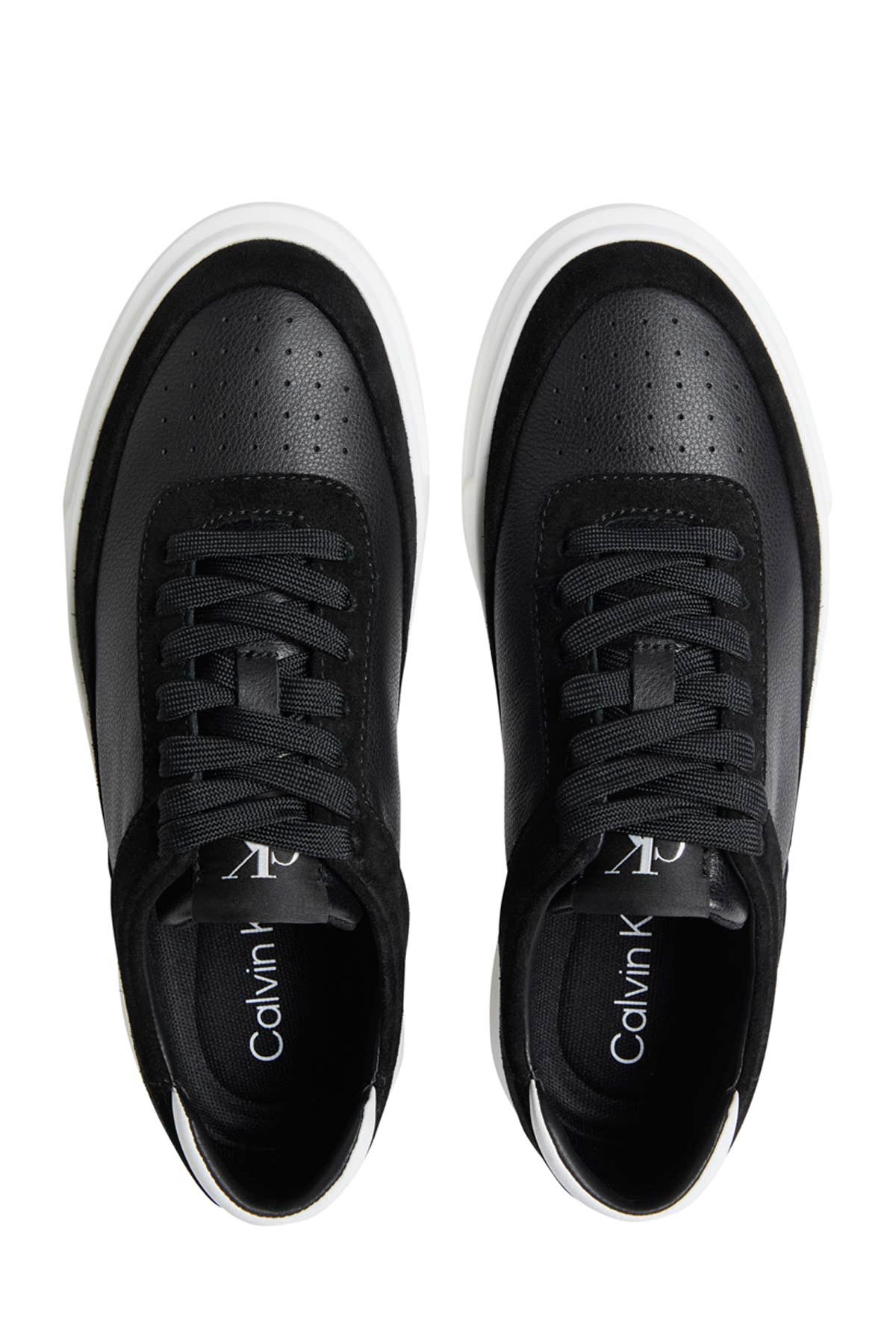 Calvin Klein BASKET LACE UP PRO LTH MI Siyah Kadın Sneaker - Görsel 4