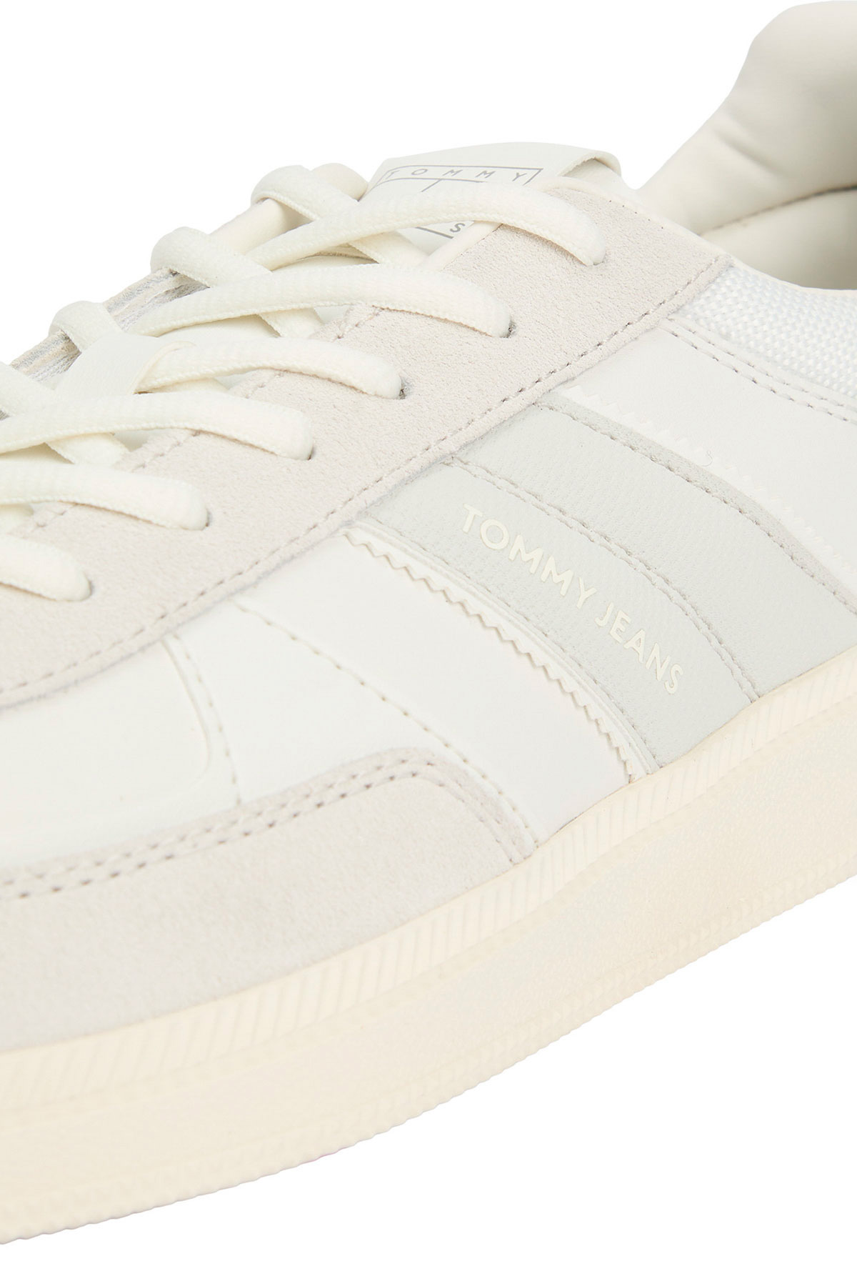 Tommy Hilfiger THE GREENWICH EDGE LEATHE Ekru Erkek Sneaker - Görsel 3
