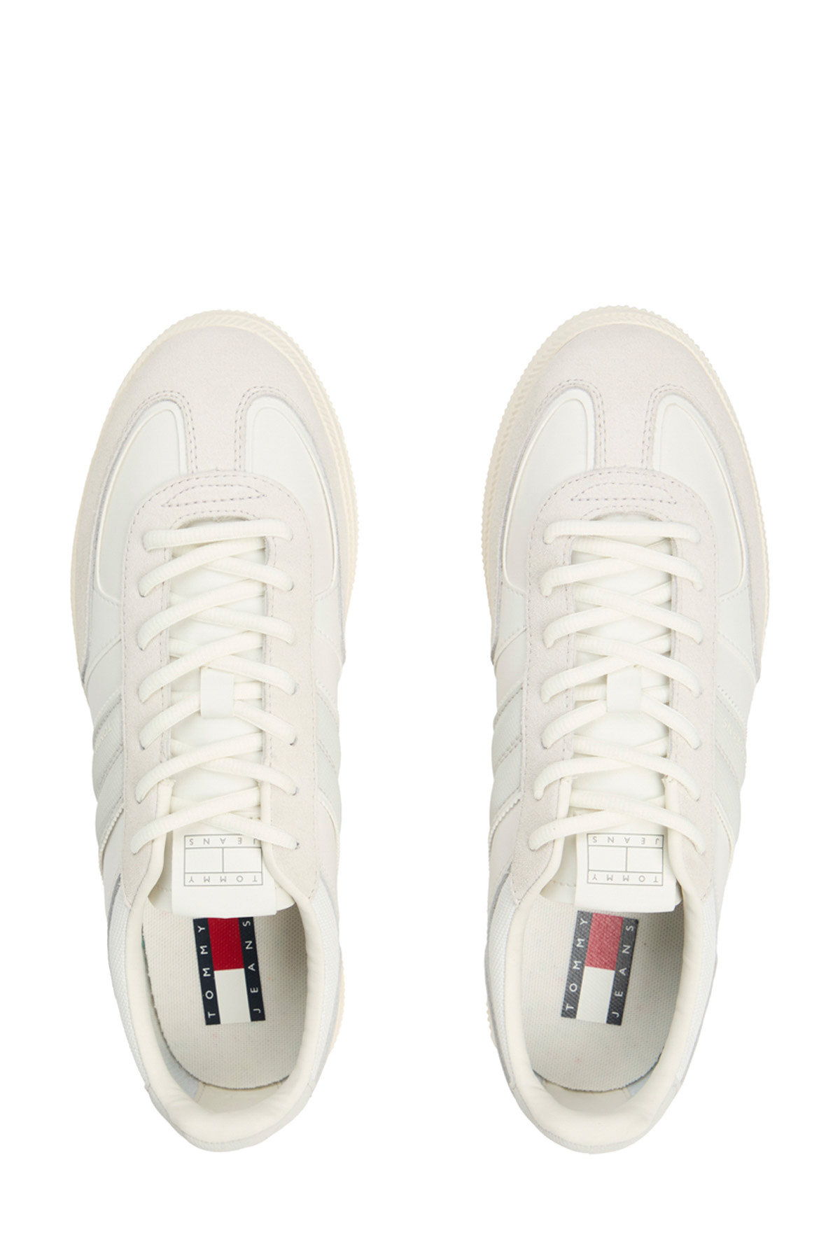 Tommy Hilfiger THE GREENWICH EDGE LEATHE Ekru Erkek Sneaker - Görsel 6