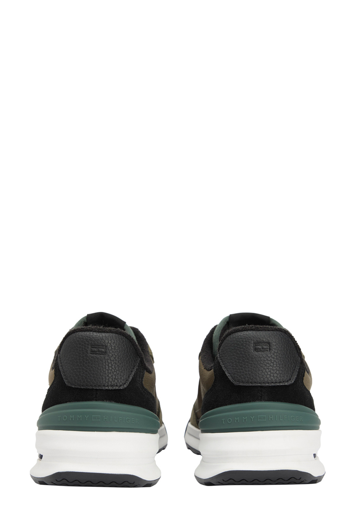 Tommy Hilfiger RETRO RUNNER MIX Haki Erkek Sneaker - Görsel 5