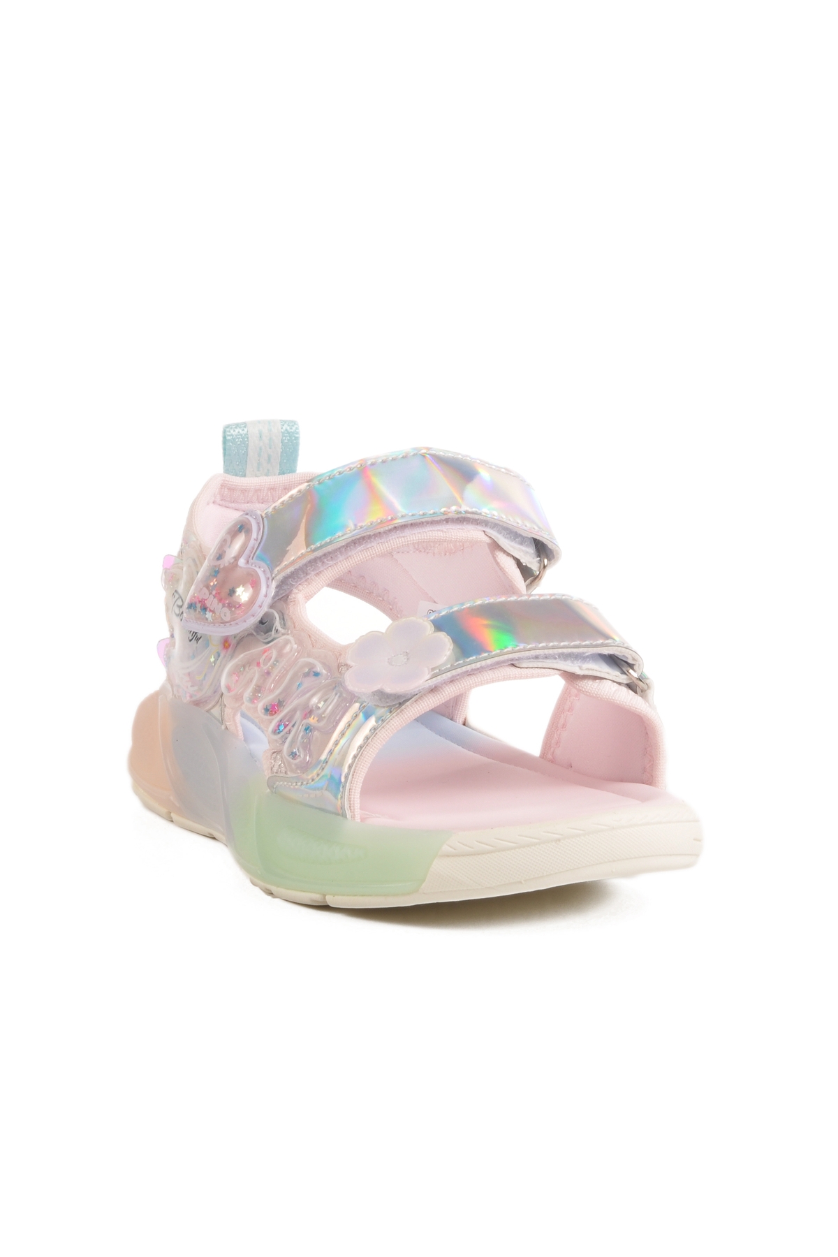 Gümüş Cırtlı Anatomik Hafif Kız Çocuk Sandalet 1946 F - Görsel 4