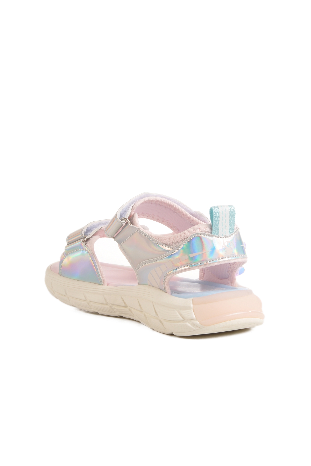 Gümüş Cırtlı Anatomik Hafif Kız Çocuk Sandalet 1946 F - Görsel 5