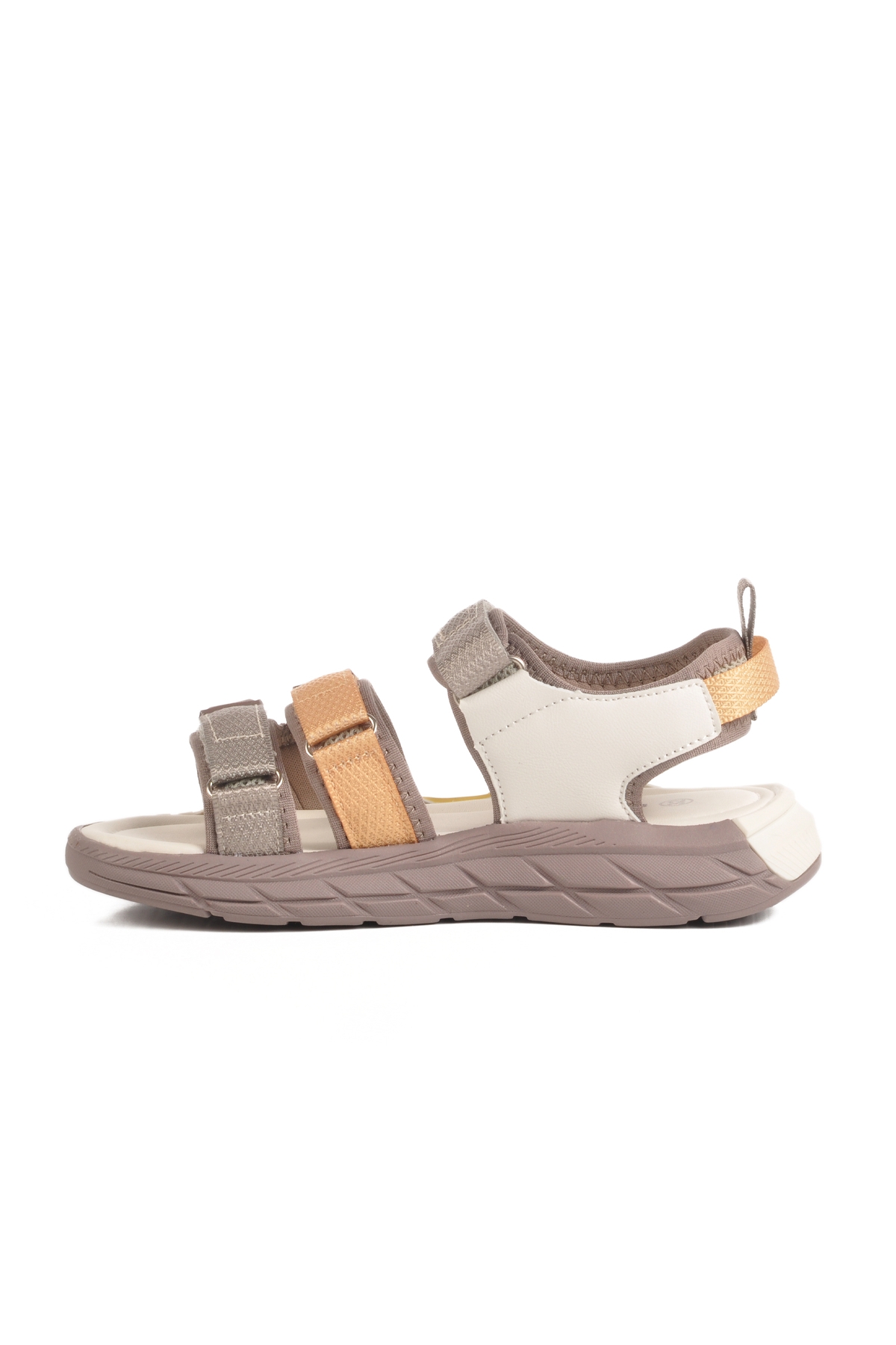 Krem Cırtlı Hafif Anatomik Erkek Çocuk Sandalet 1947 F - Görsel 3