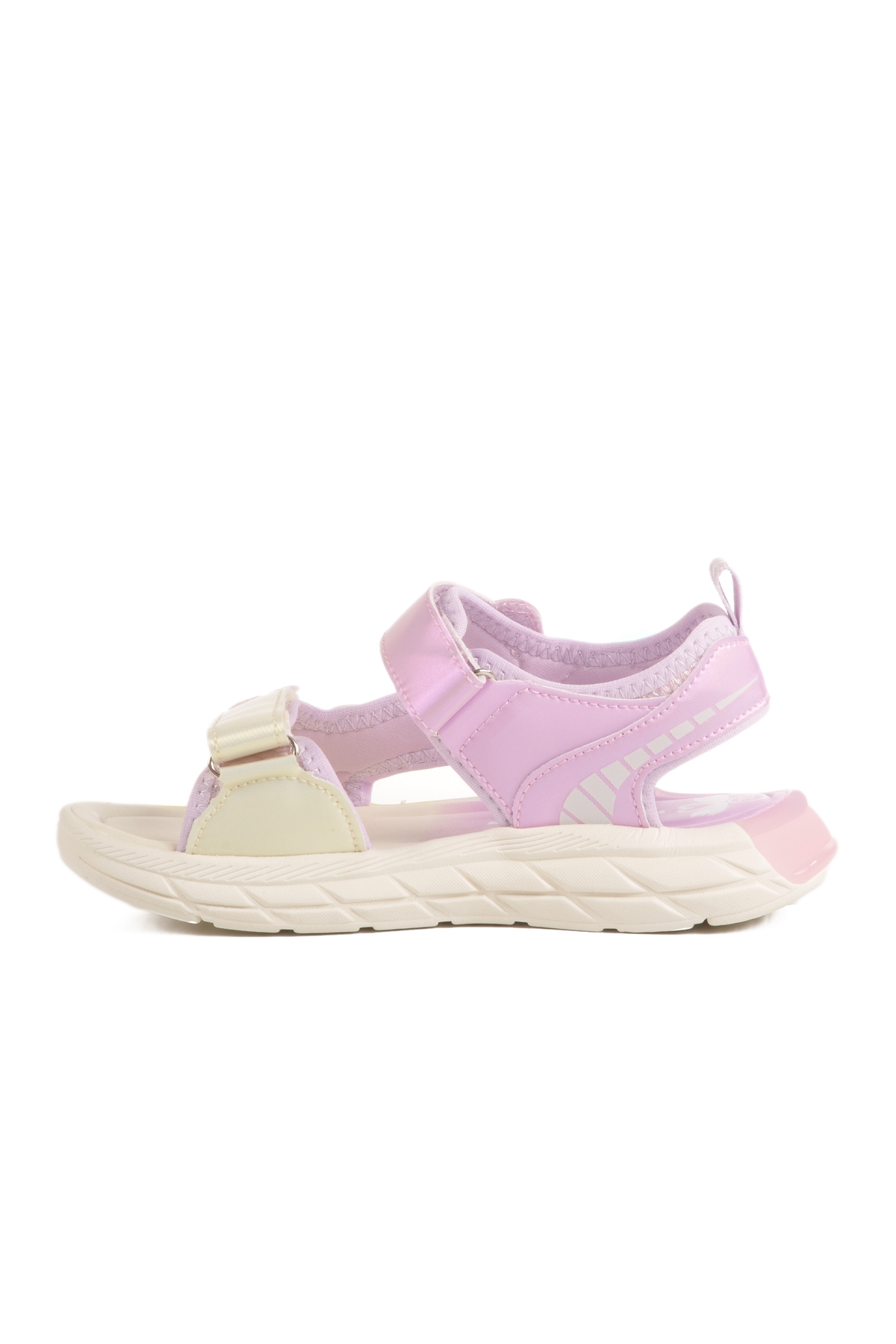 Lila Cırtlı Anatomik Hafif Kız Çocuk Sandalet 1946 F - Görsel 3