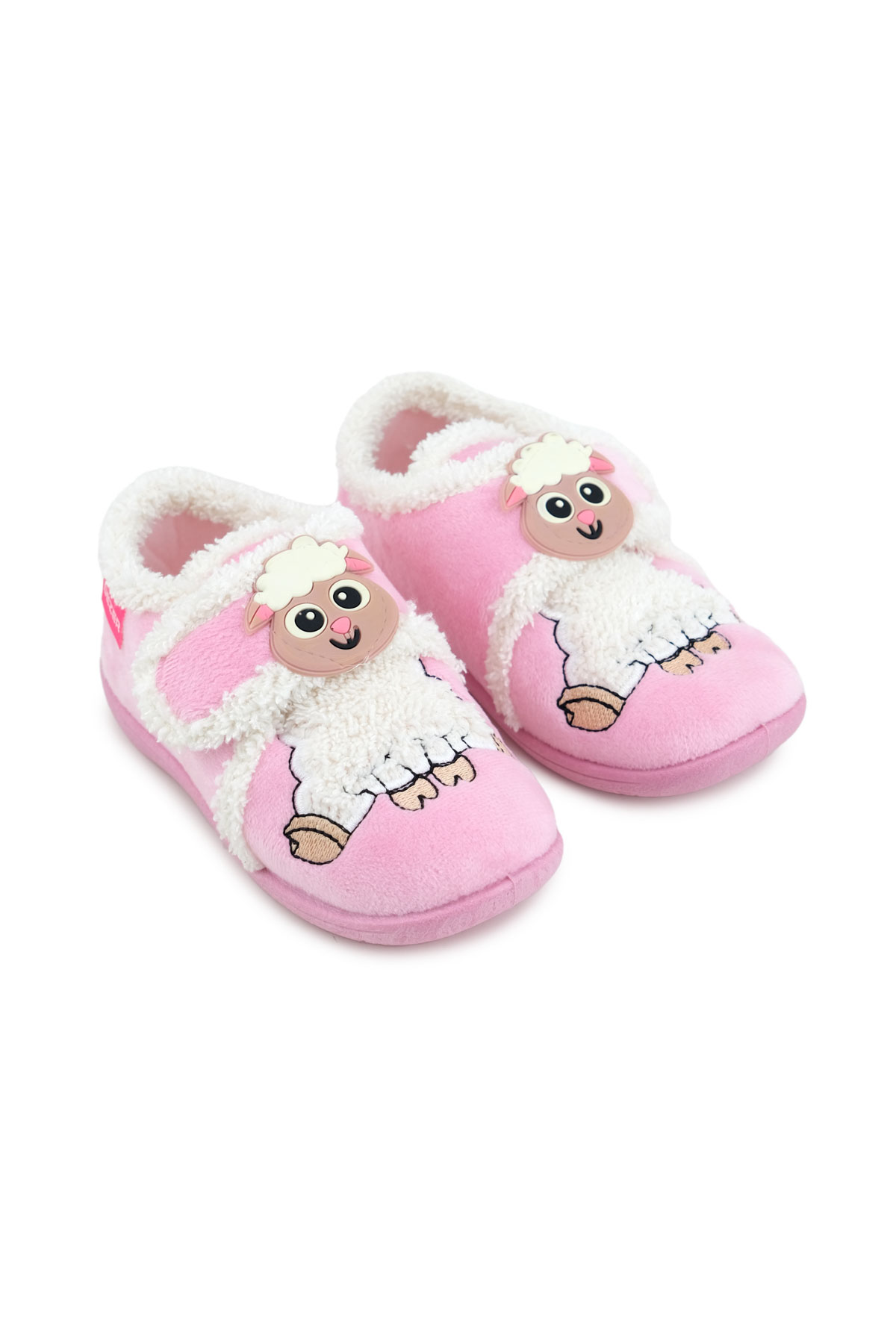 Kışlık Cırtlı Ayarlanabilir Rahat İç Taban Kız Çocuk Panduf Ayakkabı - Görsel 7