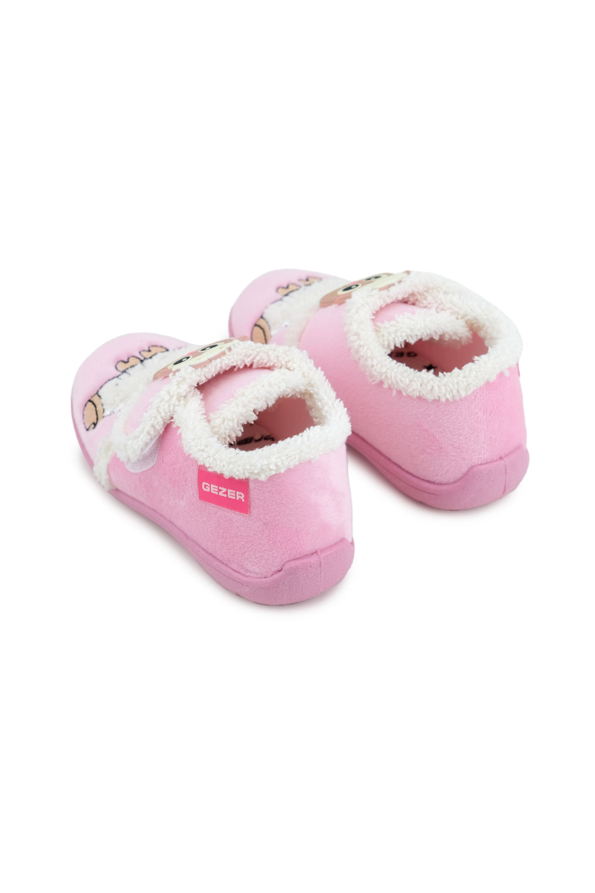 Kışlık Cırtlı Ayarlanabilir Rahat İç Taban Kız Çocuk Panduf Ayakkabı - Görsel 10