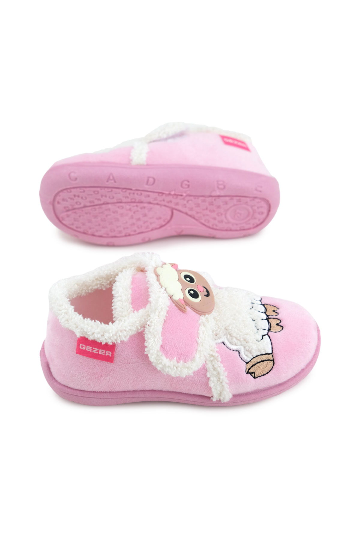 Kışlık Cırtlı Ayarlanabilir Rahat İç Taban Kız Çocuk Panduf Ayakkabı - Görsel 11