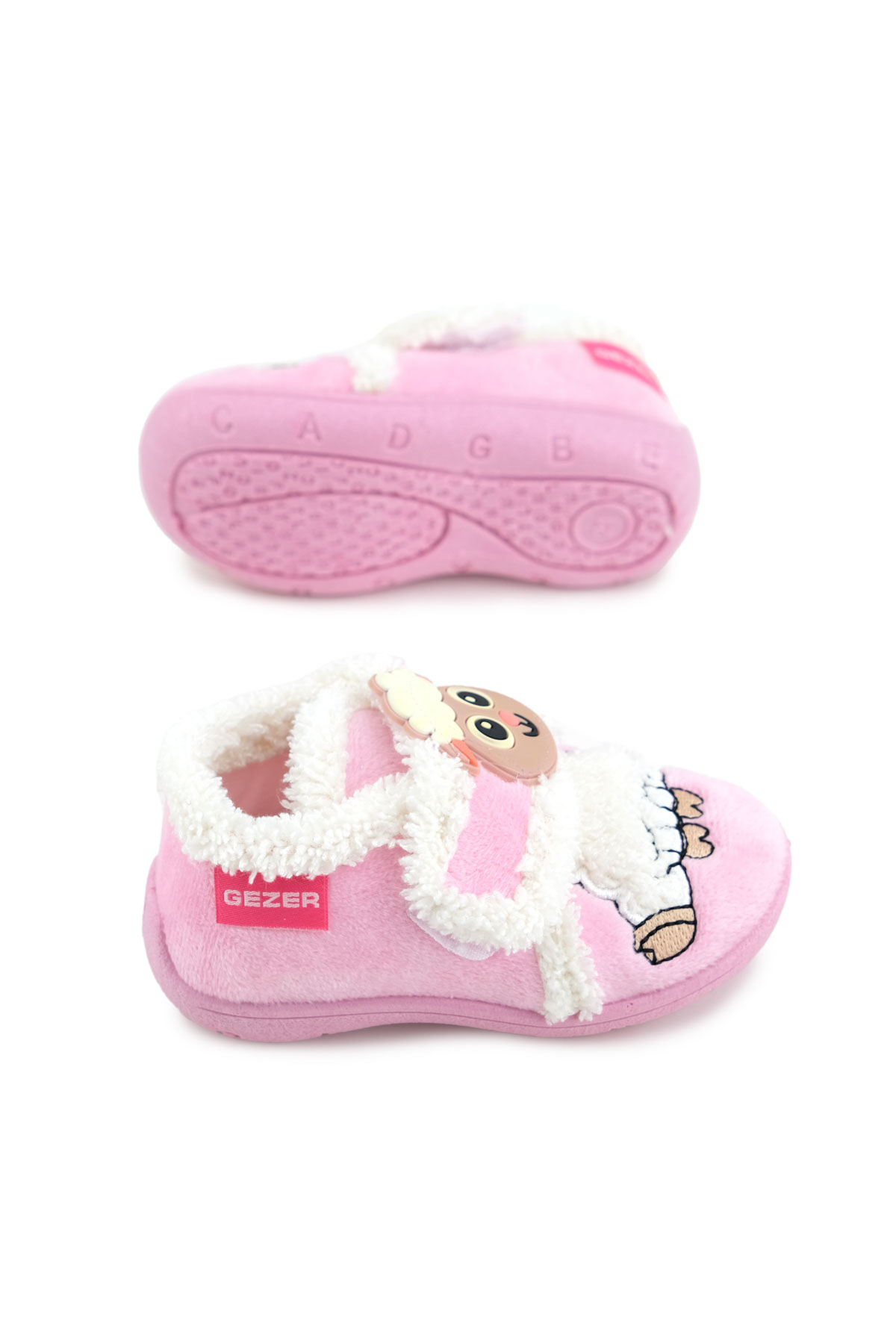 Bebe Kız Çocuk Kışlık Cırtlı Ayarlanabilir Günlük Okul Kreş Panduf Ayakkabı - Görsel 6