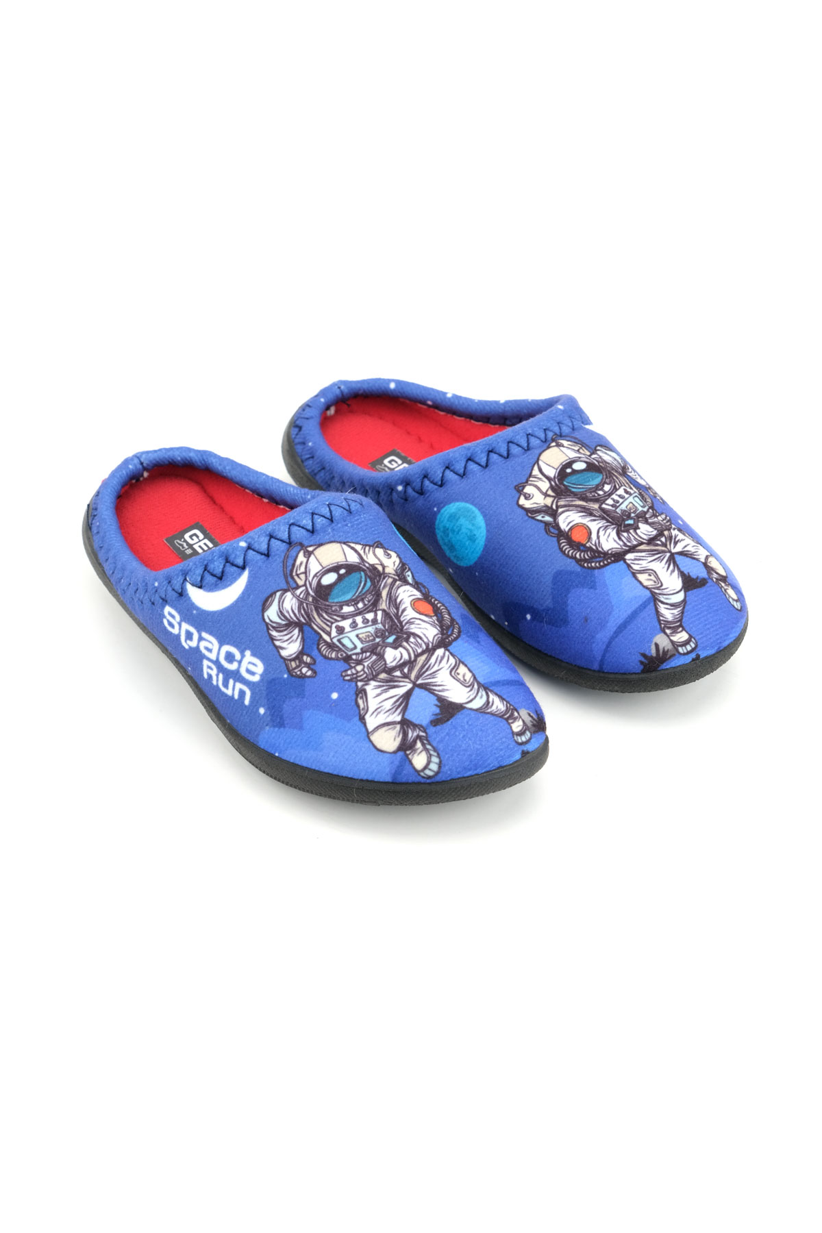 Gezer Gezer Lacivert Erkek Çocuk Kışlık Space Run Rahat Taban Ev Bahçe Gondol Terlik Flo'da! Lacivert - 4. görsel
