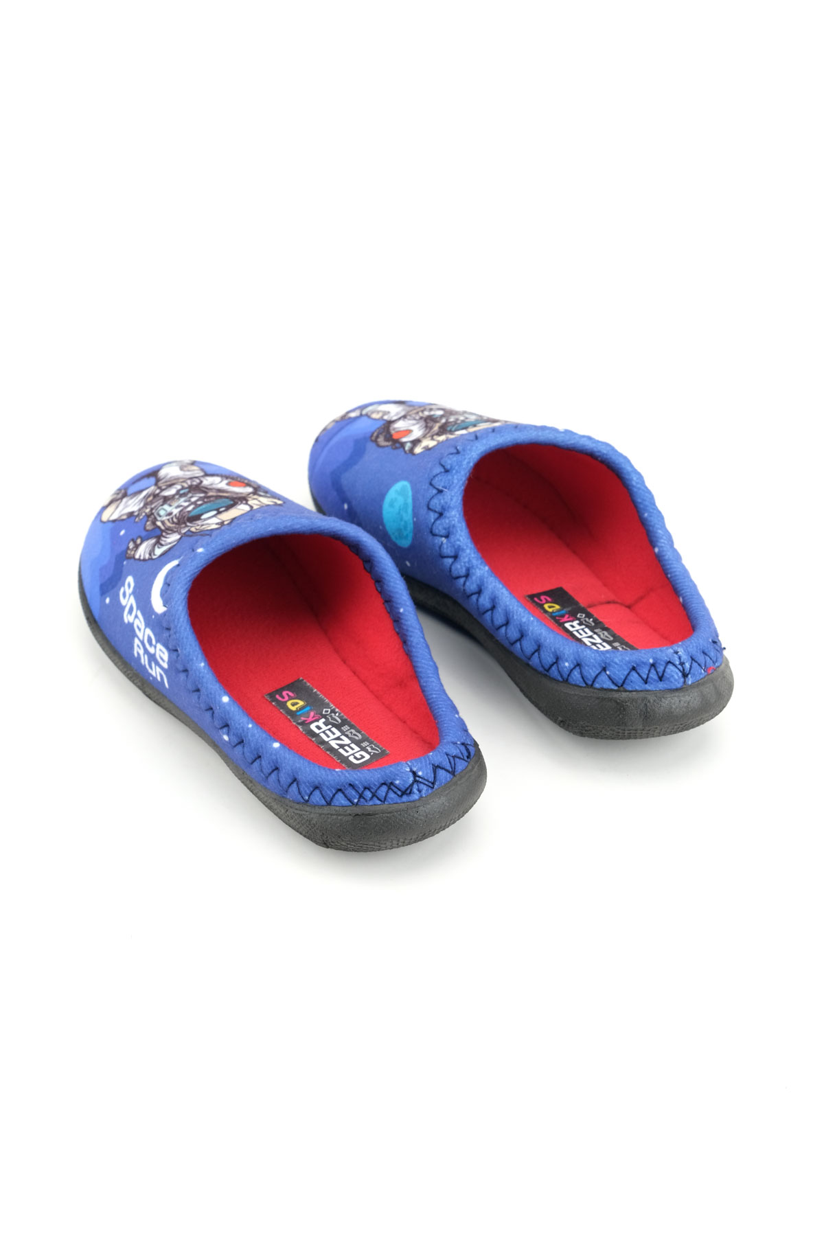 Gezer Gezer Lacivert Erkek Çocuk Kışlık Space Run Rahat Taban Ev Bahçe Gondol Terlik Flo'da! Lacivert - 5. görsel