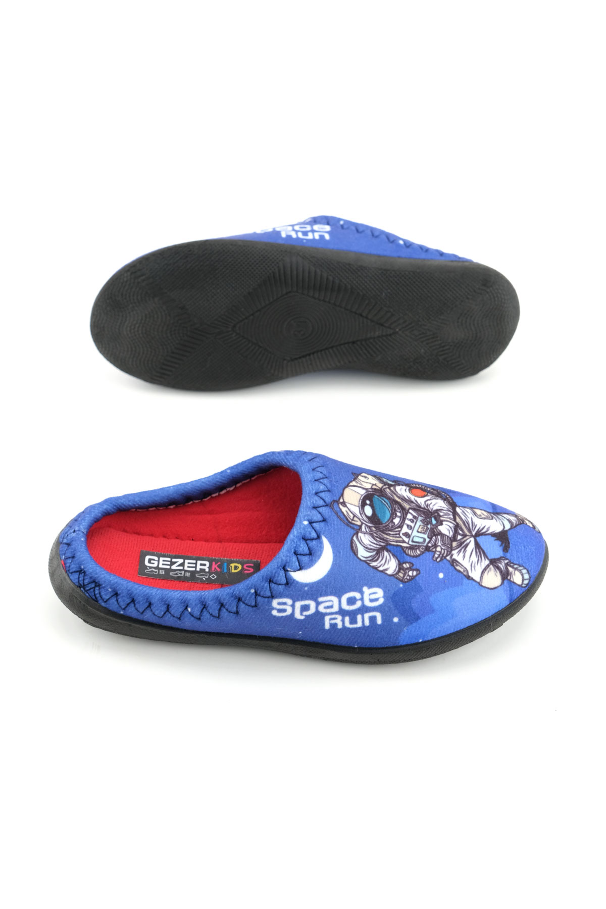 Gezer Gezer Lacivert Erkek Çocuk Kışlık Space Run Rahat Taban Ev Bahçe Gondol Terlik Flo'da! Lacivert - 6. görsel