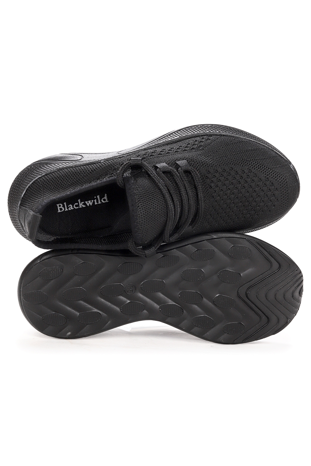 Wild Fileli Günlük Erkek Çocuk Spor Ayakkabı Siyah - Görsel 6