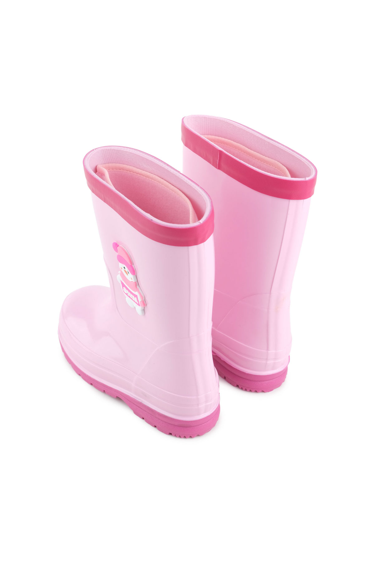 Kız Çocuk Kışlık İçinde Çıkarılabilir Ek Çoraplı Su Geçirmez Yağmur Bot Çizme - Görsel 5