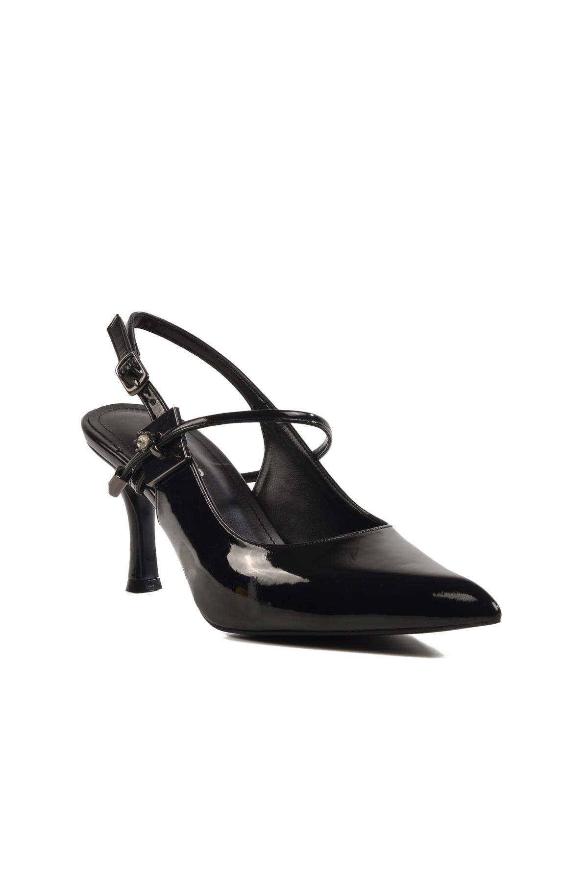 658228 Z Siyah Kadın Topuklu Ayakkabı - Görsel 2