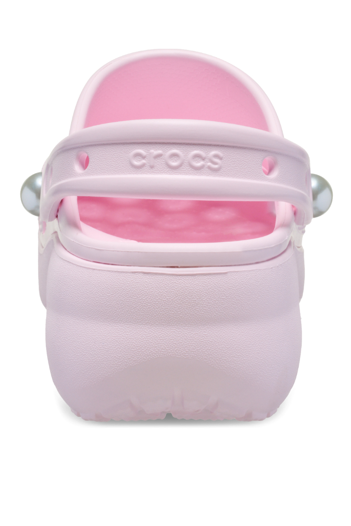 Classic Platform Pearl Clog Günlük Kadın Terlik Ballerine Pink - Görsel 7