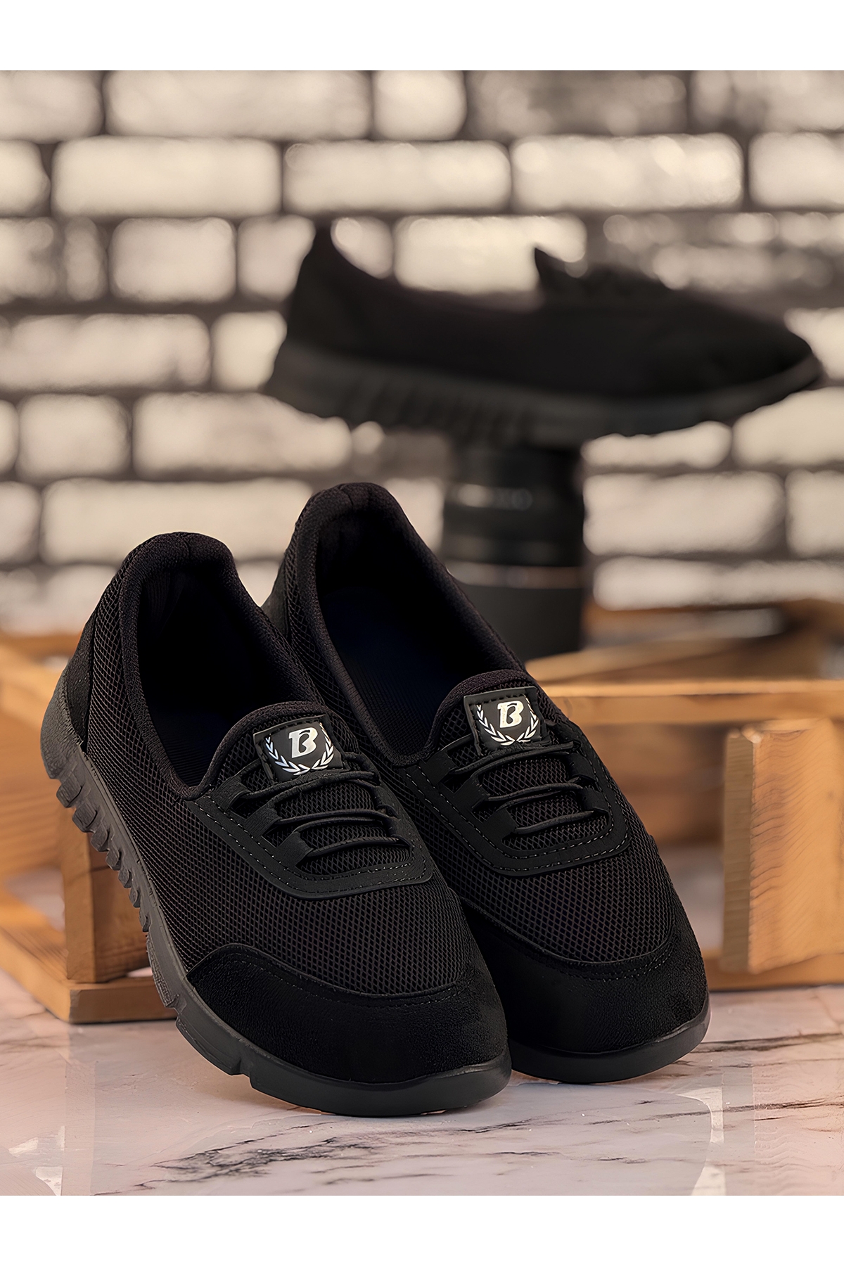 Kadın Günlük Babet Siyah - Görsel 2