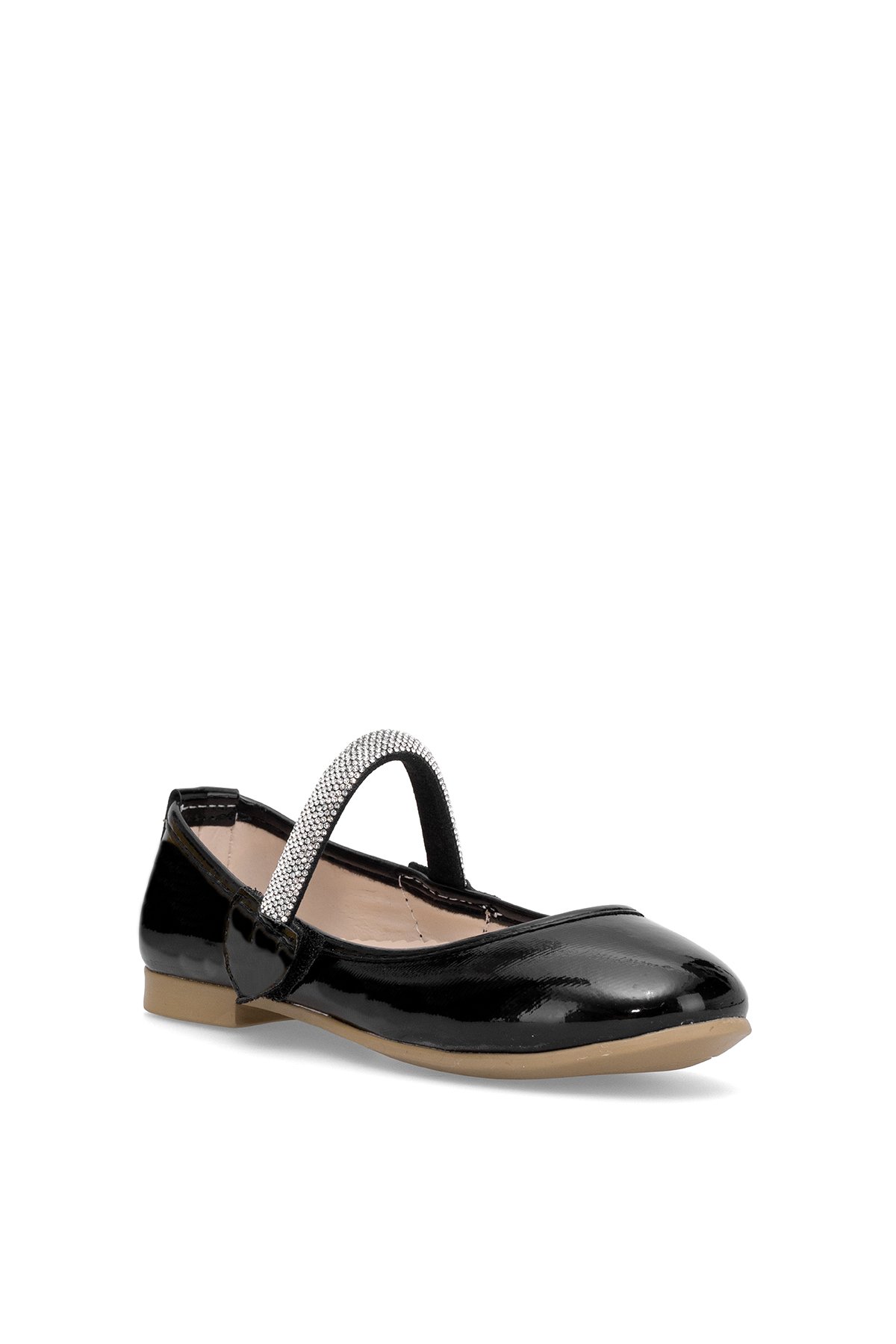 Elit HY-F-10005-25Y Filet Kız Çocuk Babet Siyah - Görsel 3