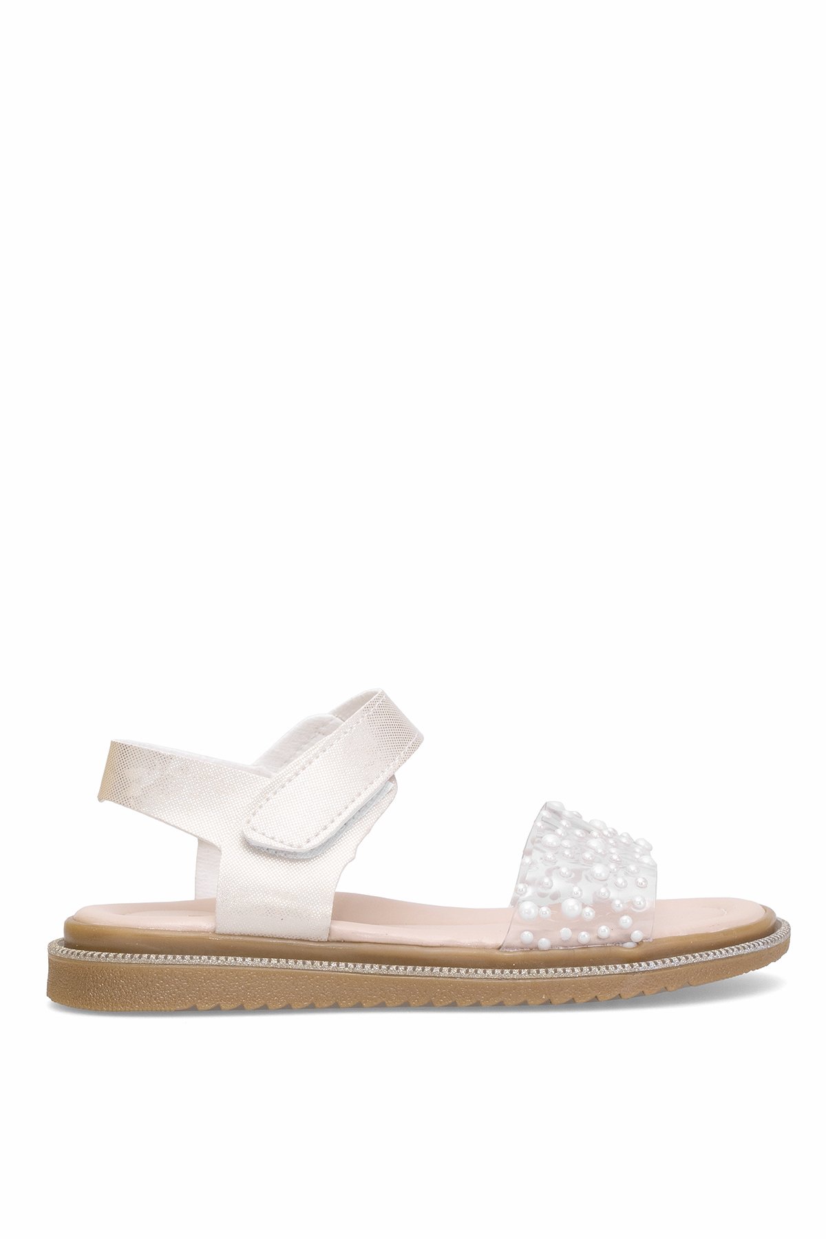 Elit ŞA-F-036-25Y Filet Kız Çocuk Düz Sandalet Sedef - Görsel 2