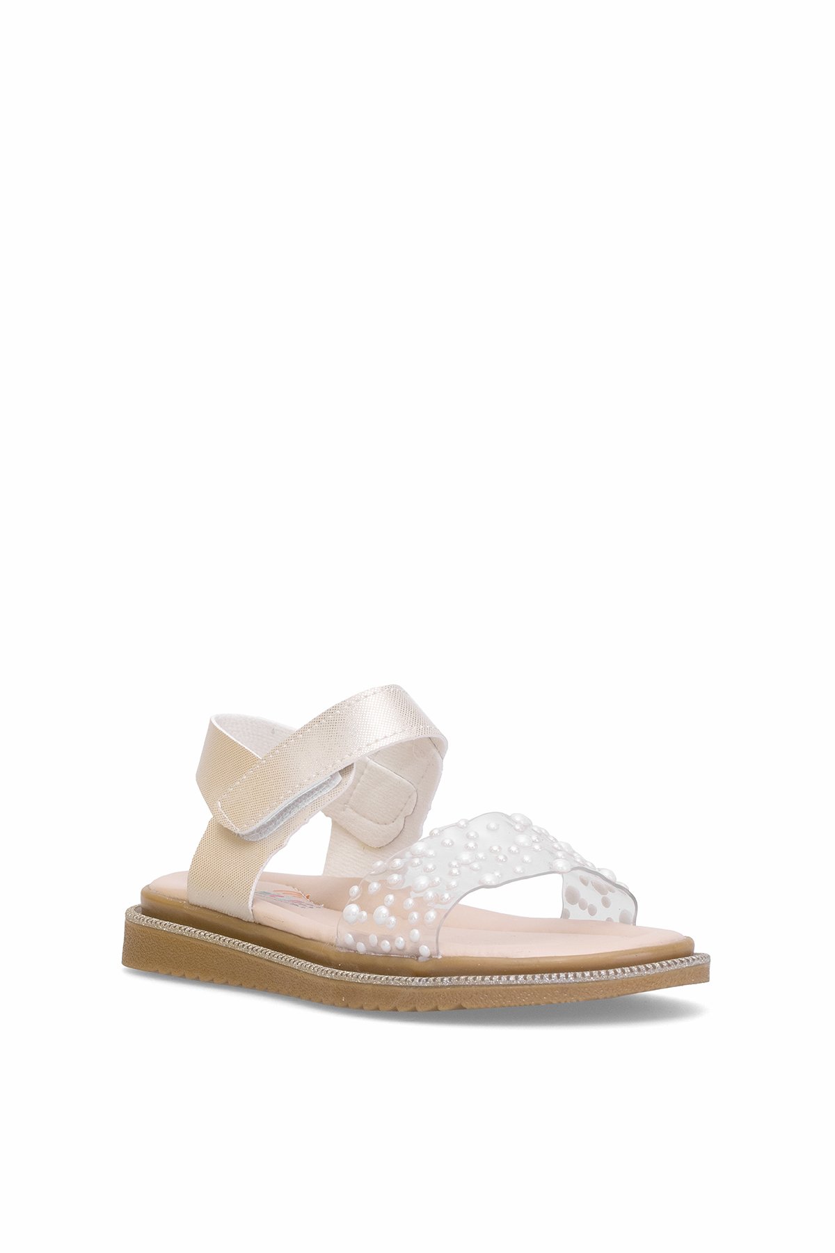 Elit ŞA-F-036-25Y Filet Kız Çocuk Düz Sandalet Sedef - Görsel 3