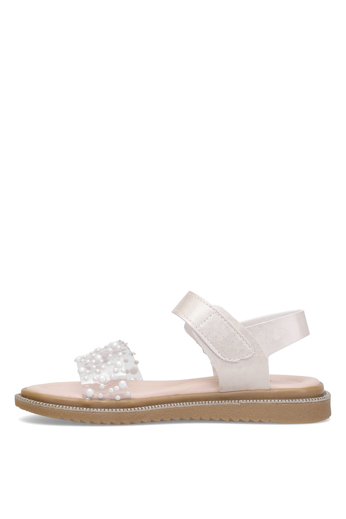 Elit ŞA-F-036-25Y Filet Kız Çocuk Düz Sandalet Sedef - Görsel 4