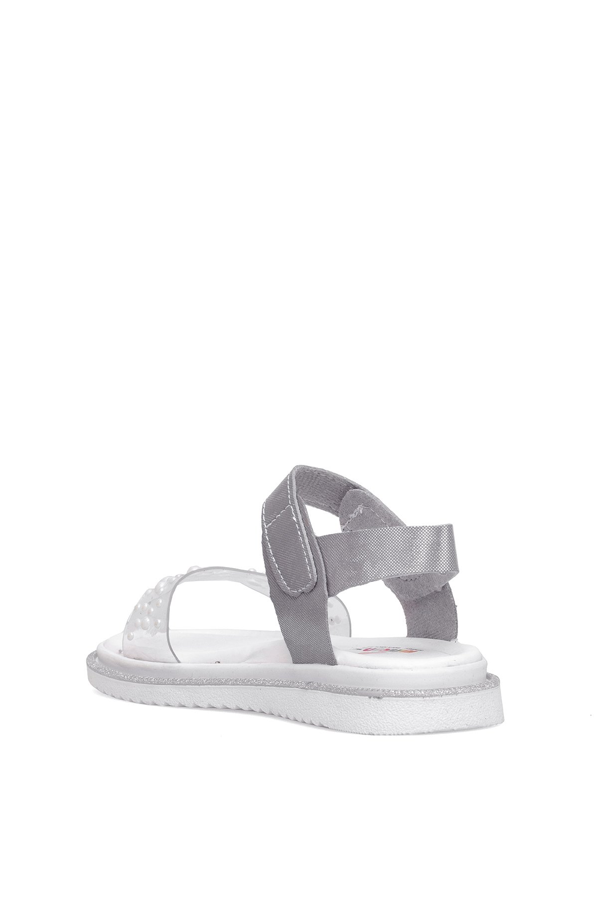 Elit ŞA-F-036-25Y Filet Kız Çocuk Düz Sandalet Gümüş - Görsel 5