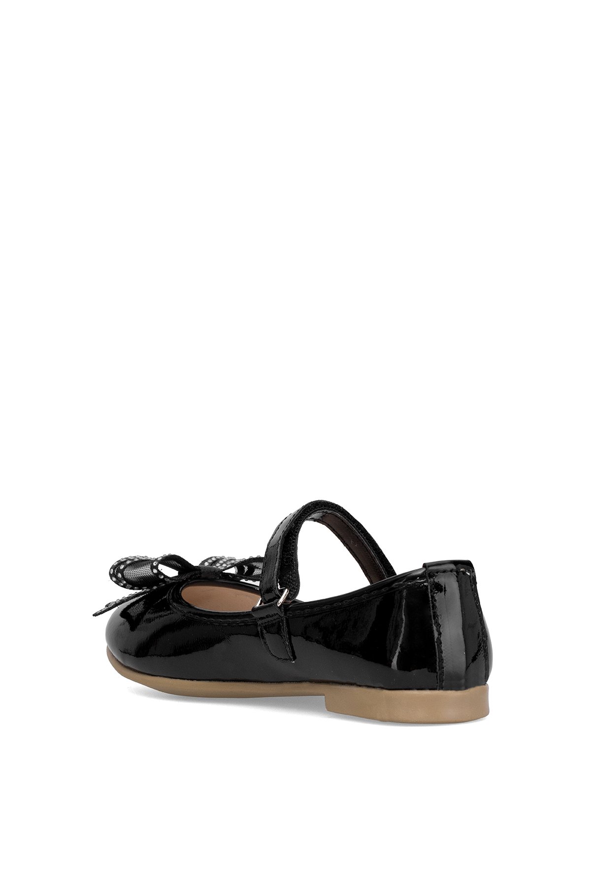 Elit HY-F-10003-25Y Filet Kız Çocuk Babet Siyah - Görsel 5