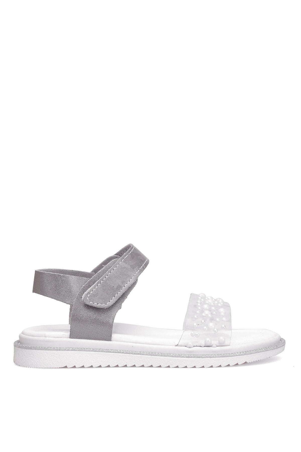 Elit ŞA-P-036-25Y Patik Kız Çocuk Düz Sandalet Gümüş - Görsel 2