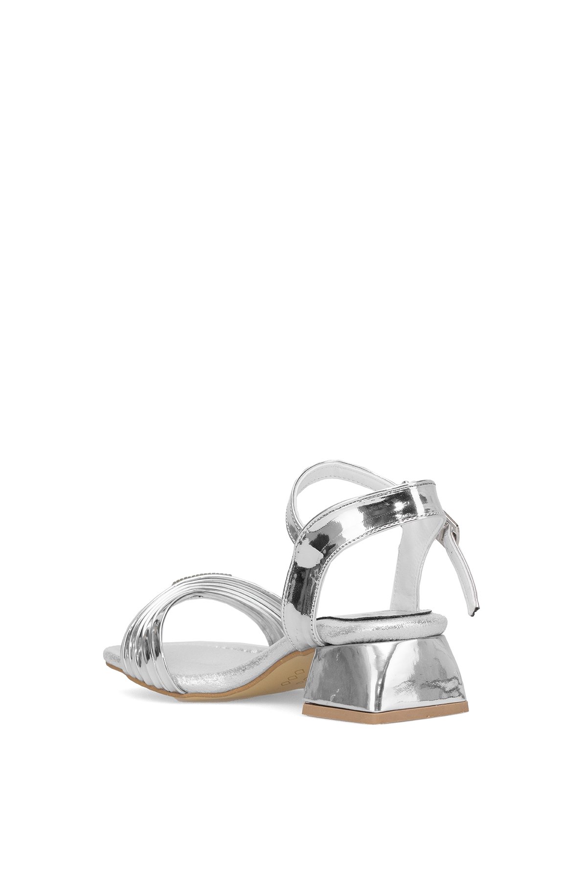 Elit ASK-F-40-25Y Filet Kız Çocuk Abiye Ayakkabı Gümüş - Görsel 5