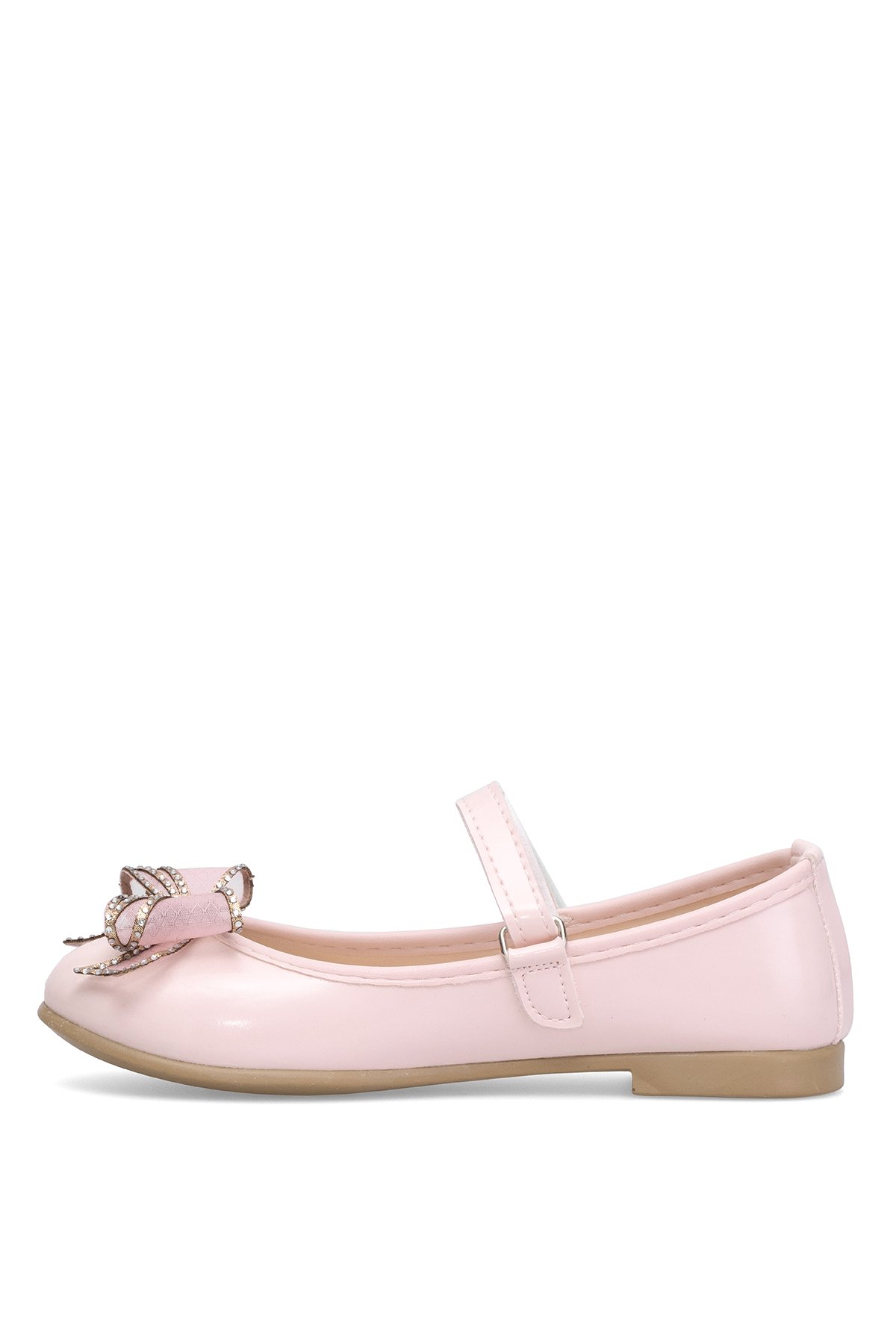 Elit HY-F-10003-25Y Filet Kız Çocuk Babet Pudra - Görsel 4