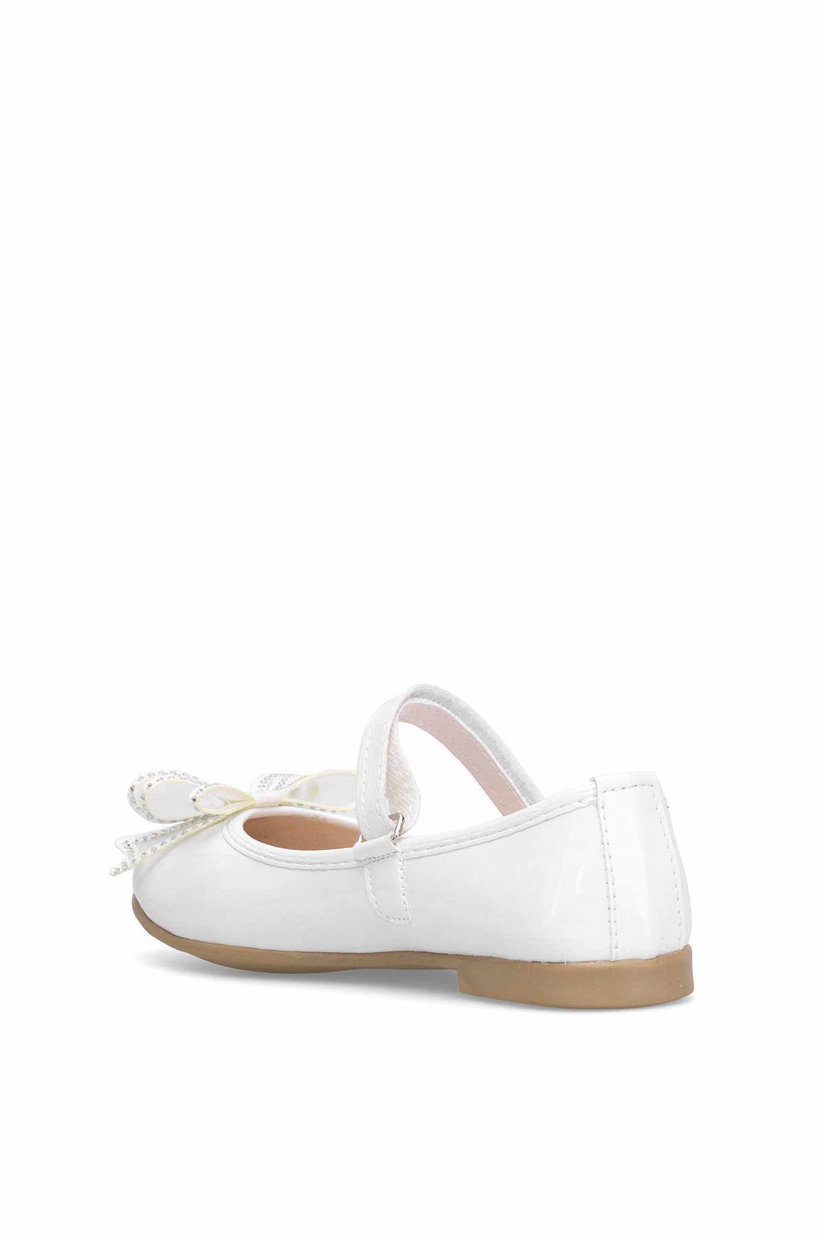 Elit HY-F-10003-25Y Filet Kız Çocuk Babet Beyaz - Görsel 5