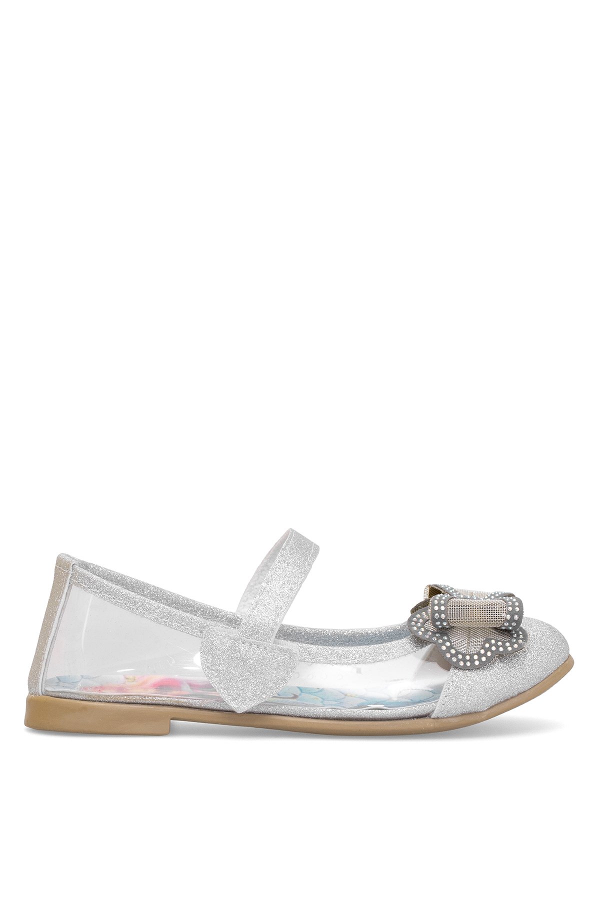 Elit HY-F-2004-25Y Filet Kız Çocuk Babet Gümüş - Görsel 2