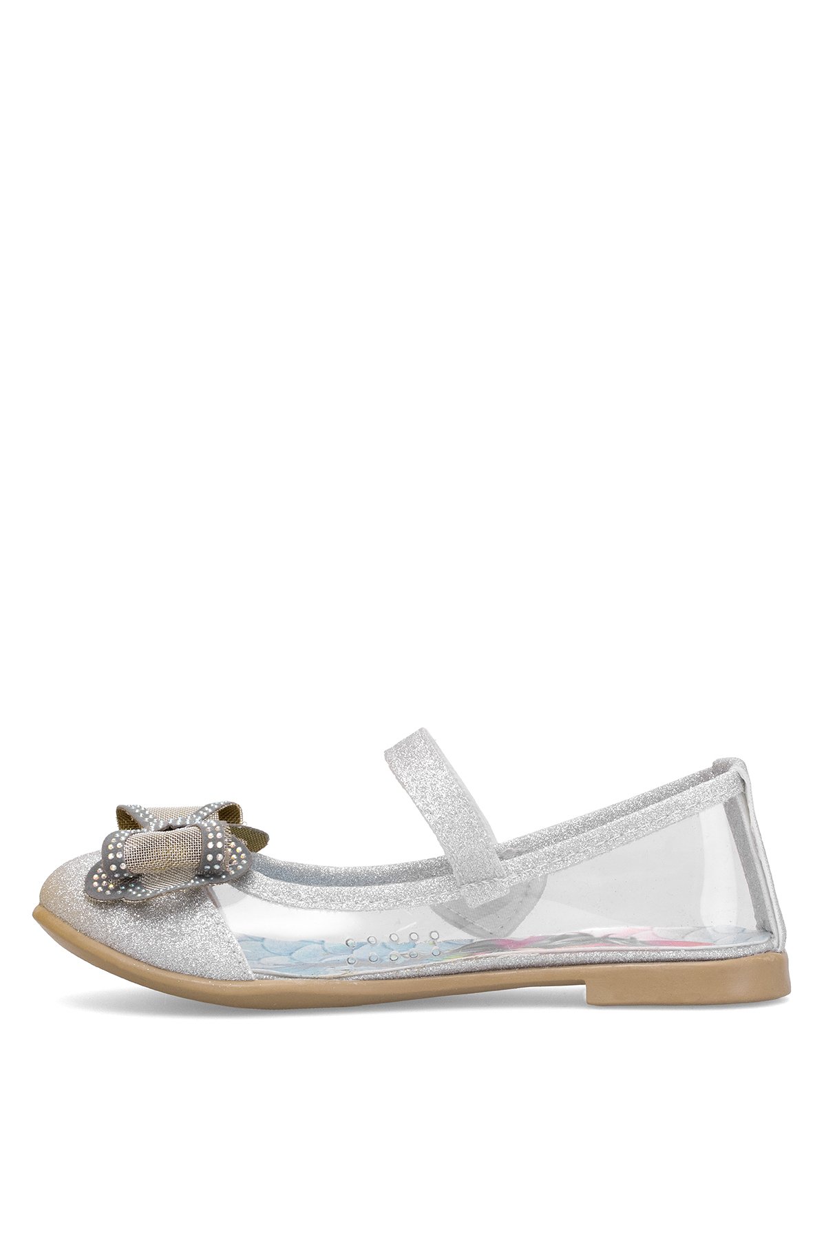 Elit HY-F-2004-25Y Filet Kız Çocuk Babet Gümüş - Görsel 4