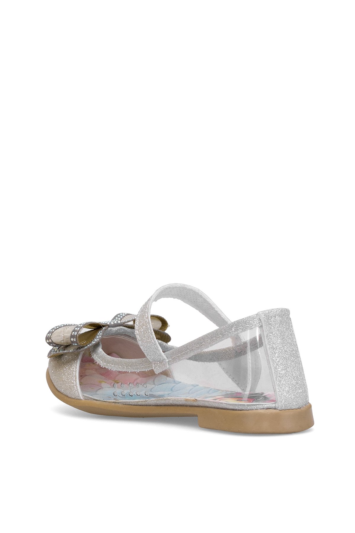 Elit HY-F-2004-25Y Filet Kız Çocuk Babet Gümüş - Görsel 5